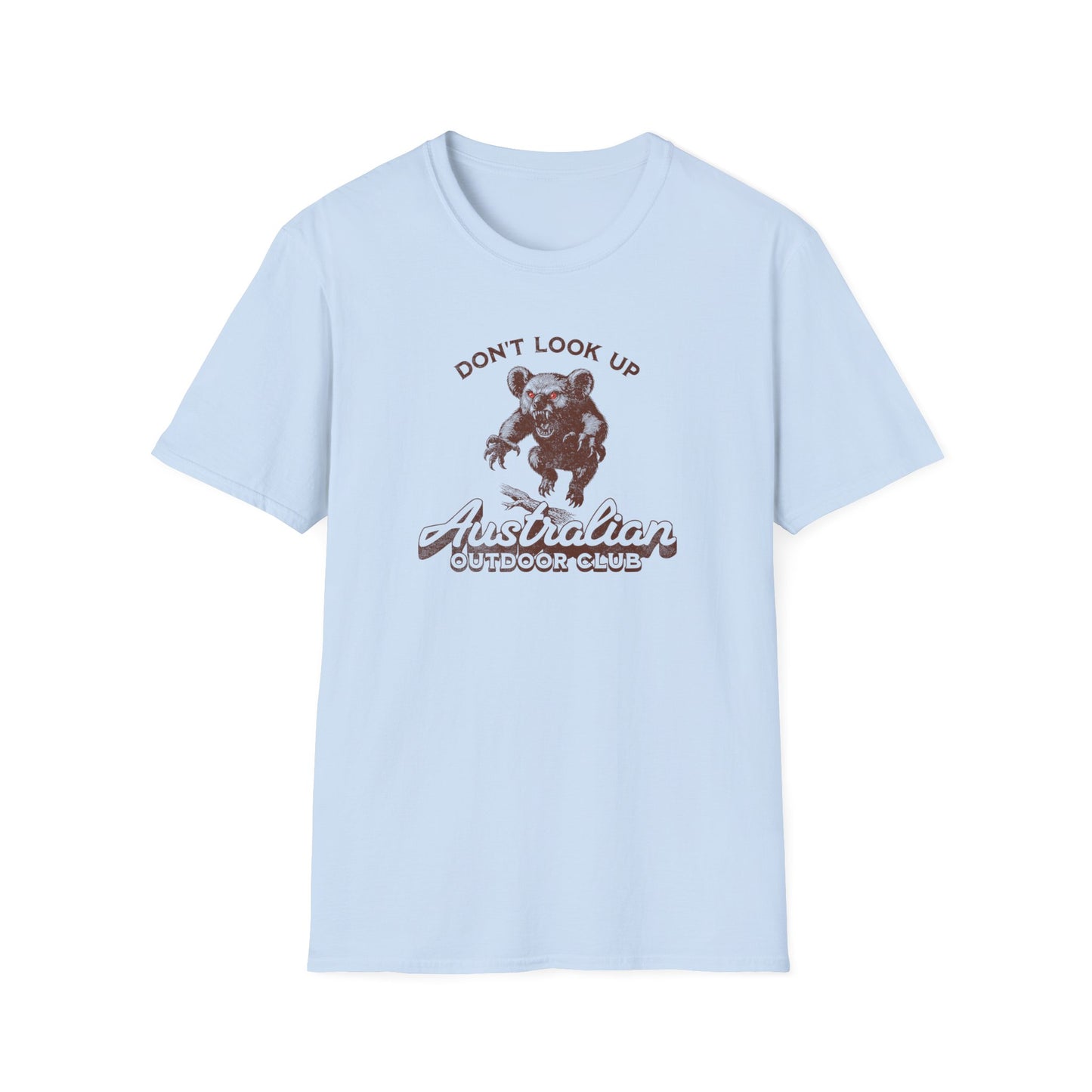 Drop Bear T-Shirt Australian Outdoor Club Don’t Look Up, Funny Aussie Warning Shirt, Hiking Tee, Australia Meme Shirt, Bushwalking Gift