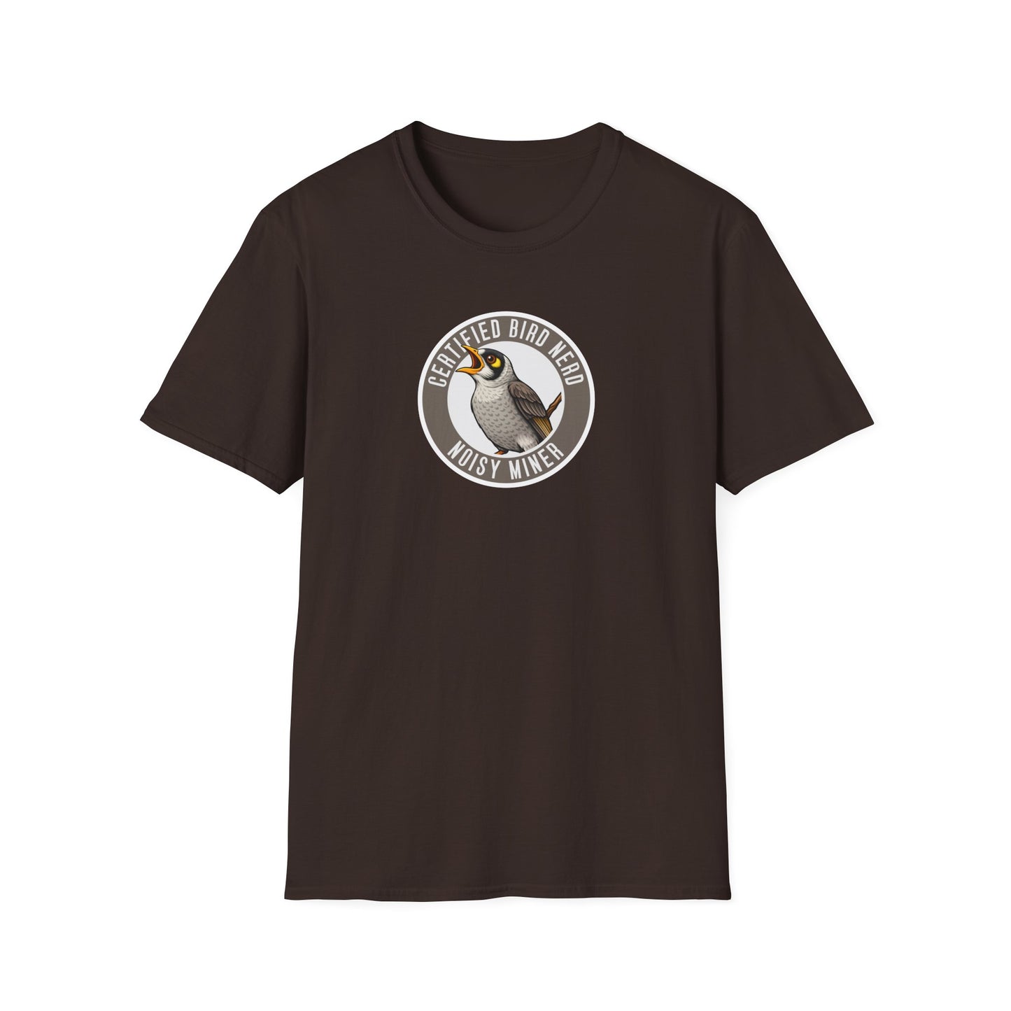 Noisy Miner T-Shirt, Certified Bird Nerd Shirt, Australian Bird Tee, Birdwatching Gift, Wildlife Lover Tee, Native Bird Graphic Tee