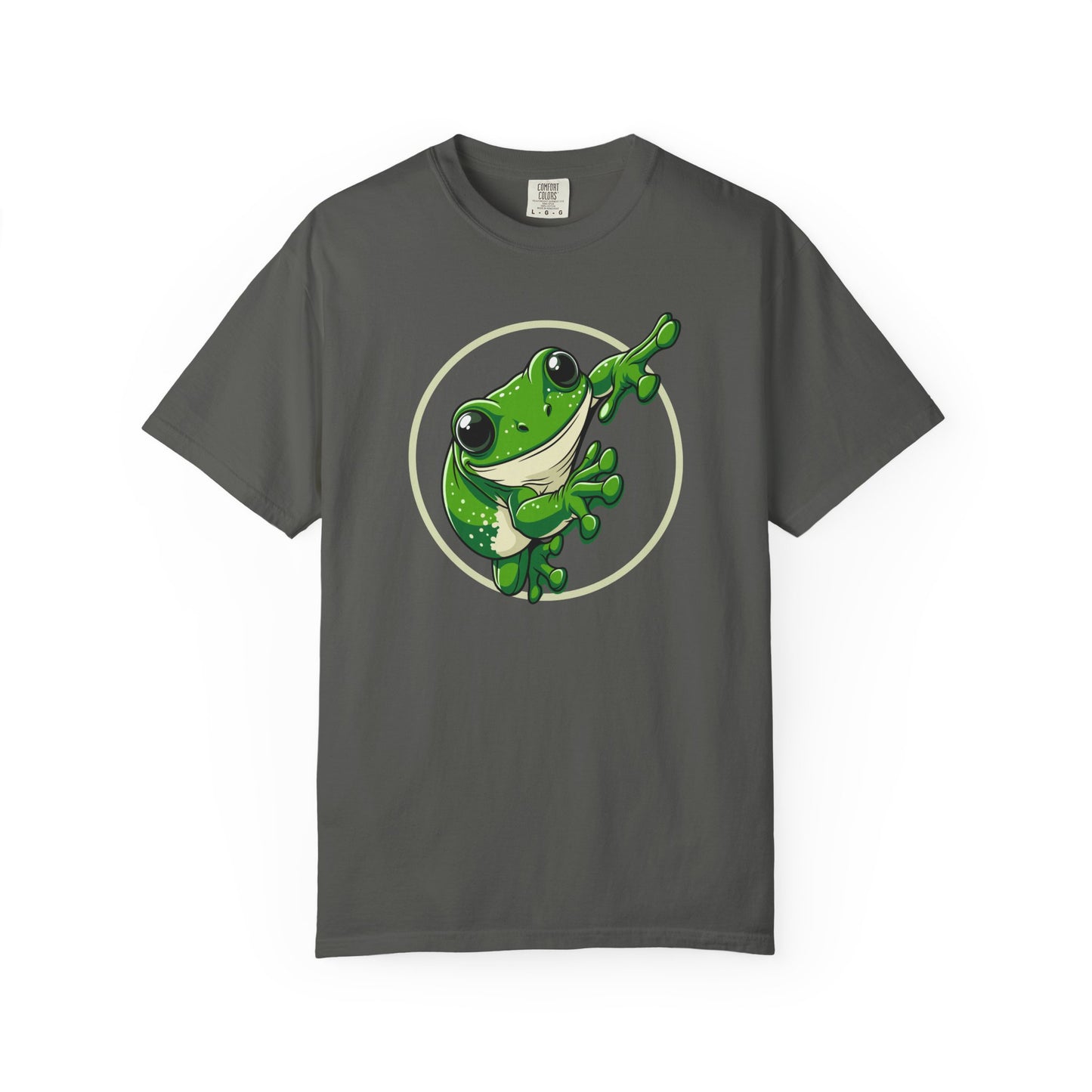 Green Tree Frog Shirt, Comfort Colors Frog Tee, Australian Frog T Shirt, Cute Amphibian Graphic Tee, Frog Lover Gift, Wildlife Shirt
