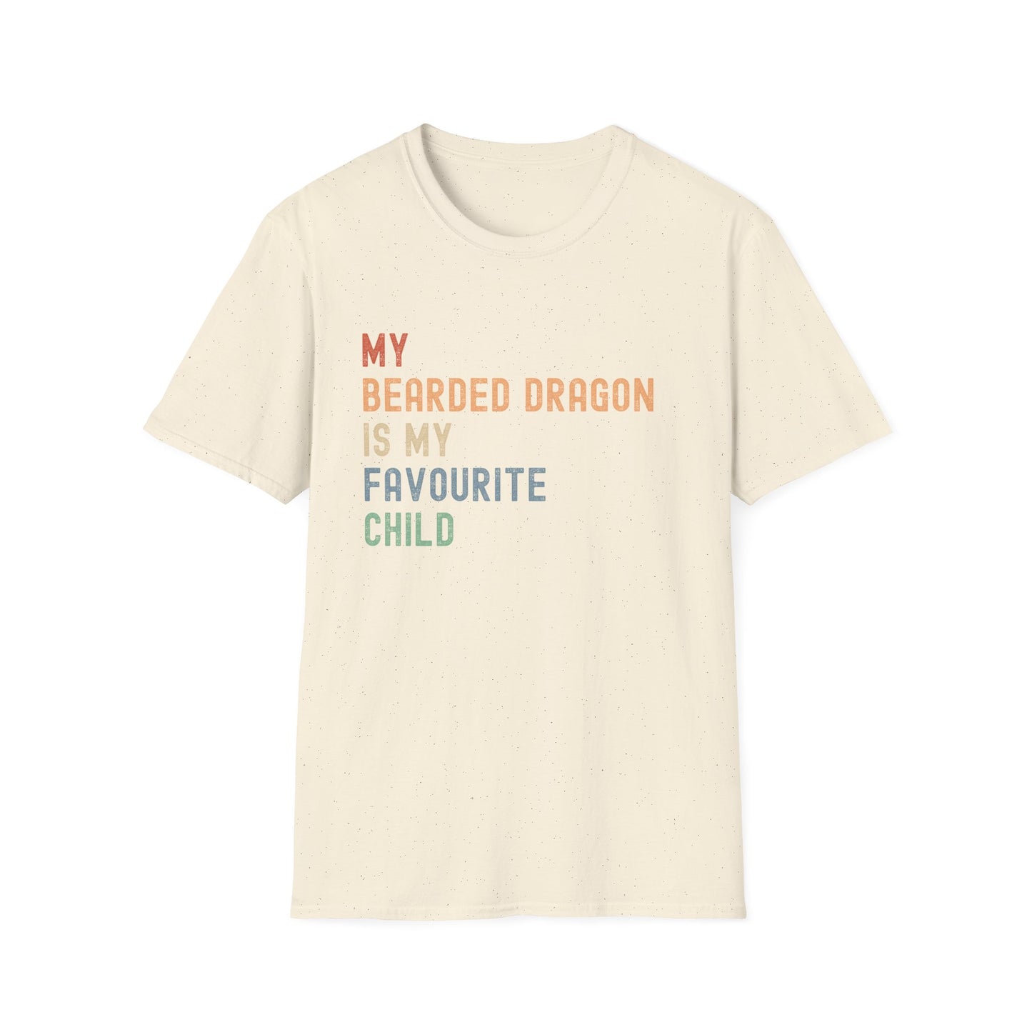 Bearded Dragon T-Shirt – My Bearded Dragon Is My Favourite Child Funny Reptile Tee