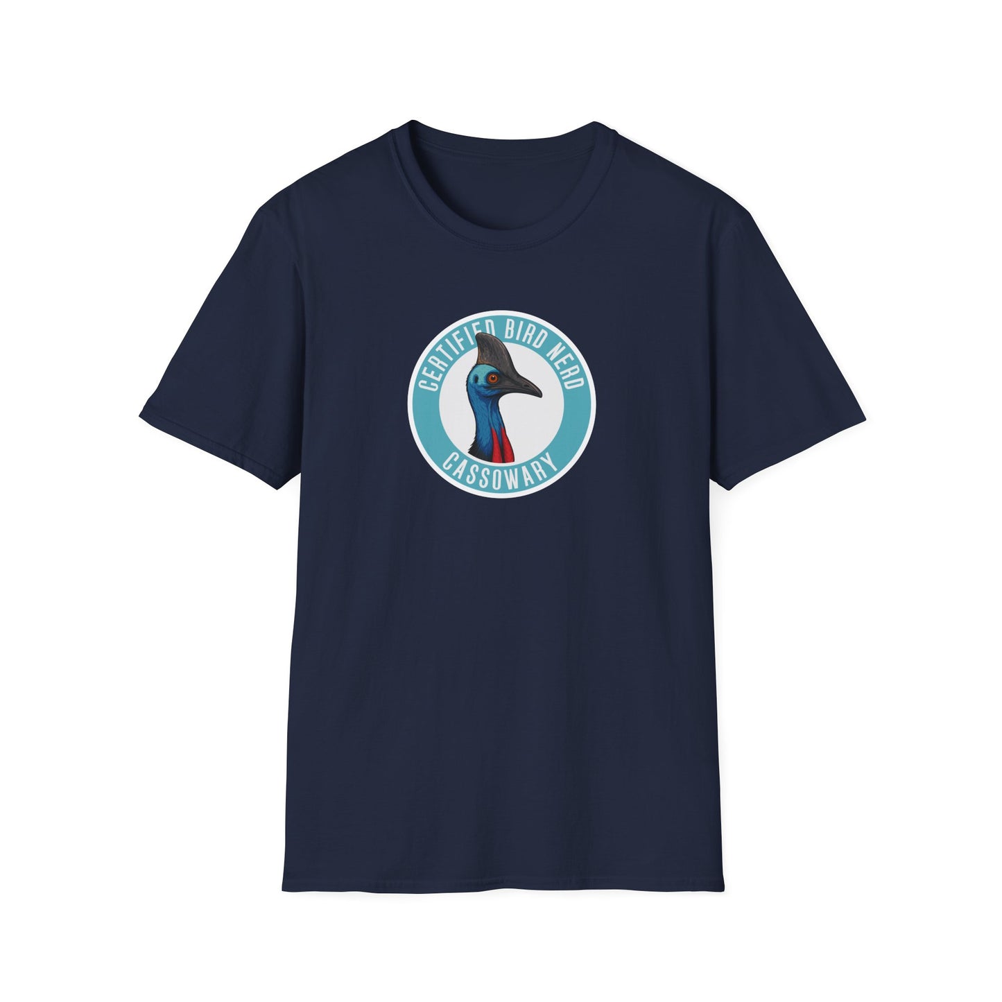 Cassowary T-Shirt, Certified Bird Nerd Shirt, Australian Bird Tee, Wildlife Lover Gift, Birdwatching Shirt, Rainforest Animal Tee