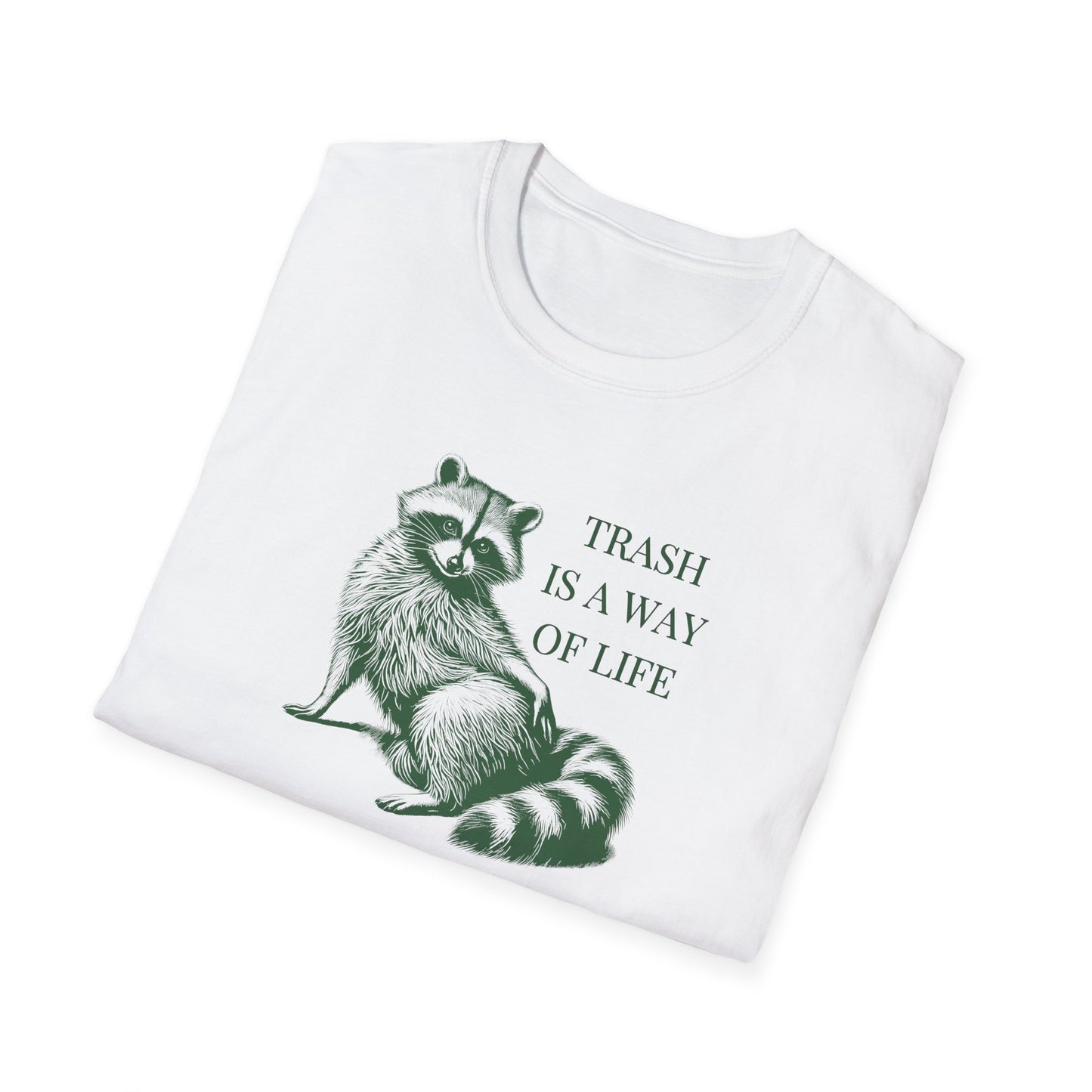 Raccoon T-Shirt Trash Is A Way Of Life Shirt, Funny Trash Panda Tee, Goblincore Shirt, Raccoon Lover Gift, Cute Wildlife Tee