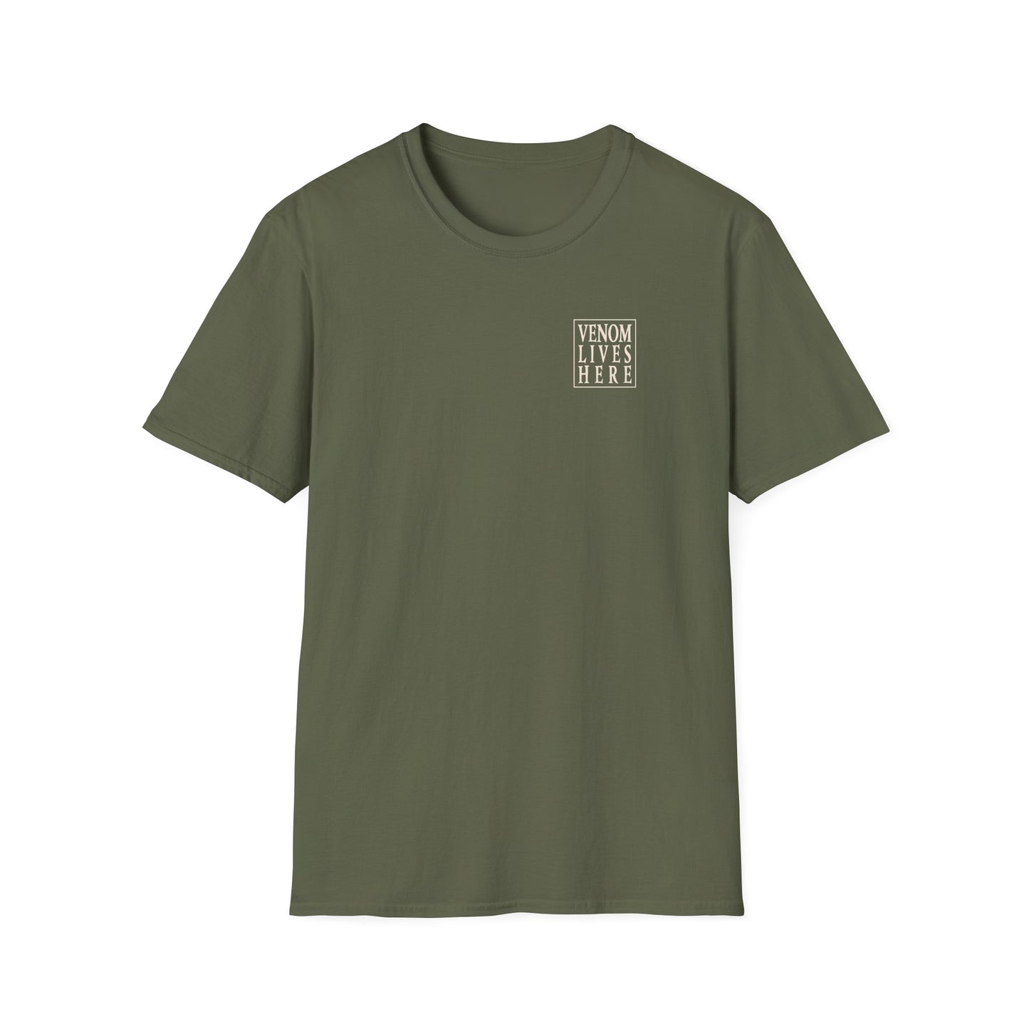 Coastal Taipan T-Shirt, Venom Lives Here Shirt, Double Sided Snake Tee, Australian Reptile Shirt, Snake Lover Gift, Herping Tee