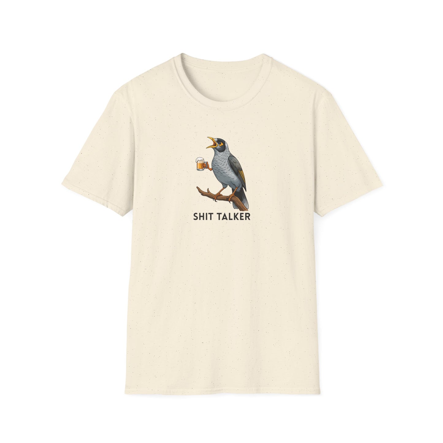 Noisy Miner T-Shirt, Australian Bird Shirt, Shit Talker Tee, Aussie Bird T-Shirt, Bird Nerd Gift, Funny Australian Wildlife Shirt, Beer Bird Graphic Tee