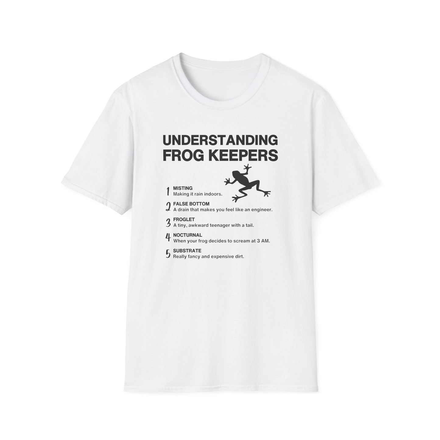 Understanding Frog Keepers T-Shirt, Funny Frog Owner Shirt, Frog Keeper Gift, Amphibian Humor Tee, Frog Lover Shirt, Herpetology Gift