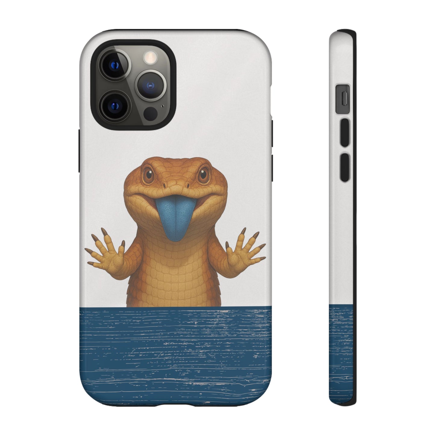Blue-tongued Lizard iPhone Case – Glass Surfer Australian Wildlife Design