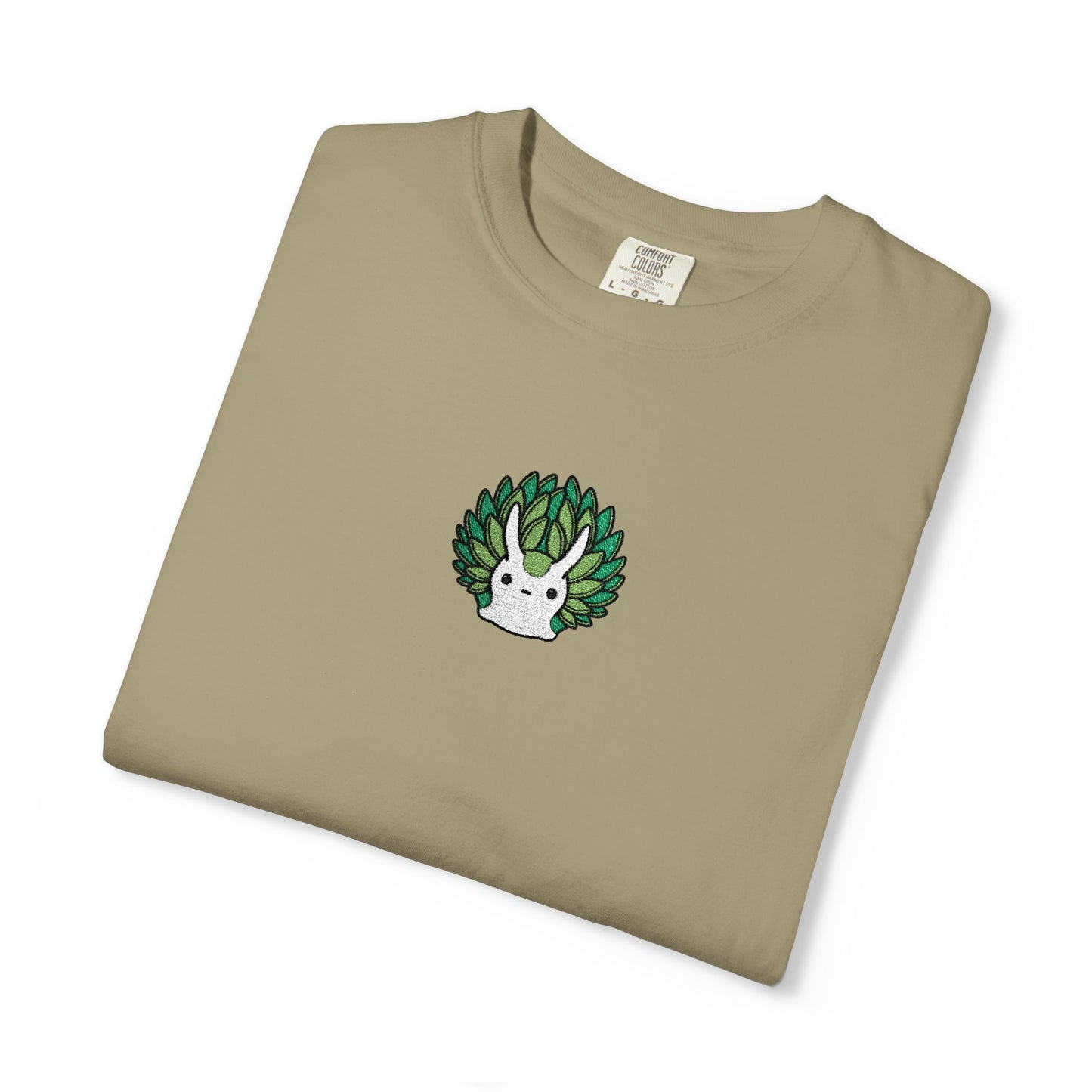 Sea Sheep Embroidered Comfort Colors T-Shirt, Cute Sea Slug Shirt, Nudibranch Tee, Ocean Animal Gift, Marine Biology Embroidered Shirt