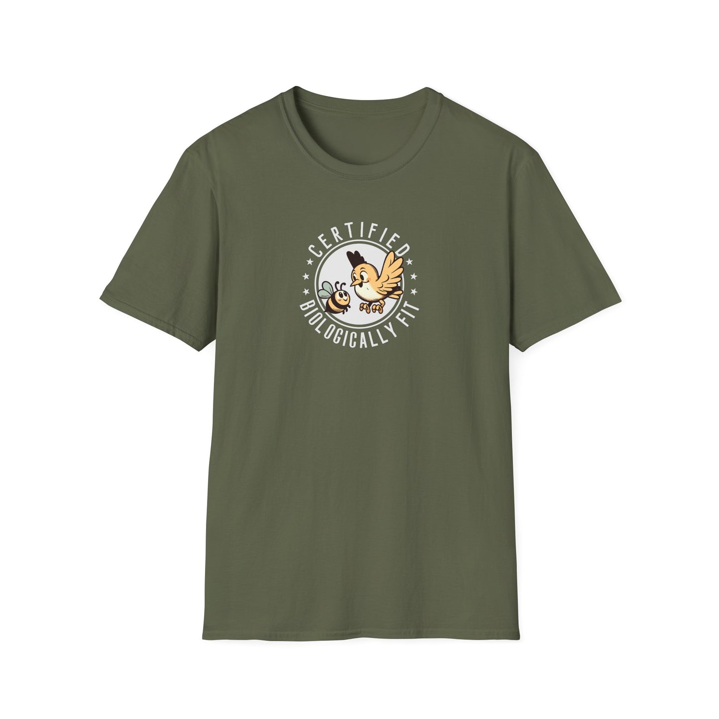Certified Biologically Fit T-Shirt, Biology Pun Shirt, Science Teacher Tee, Evolution Humor Shirt, Cute Biology Graphic Tee, STEM Gift