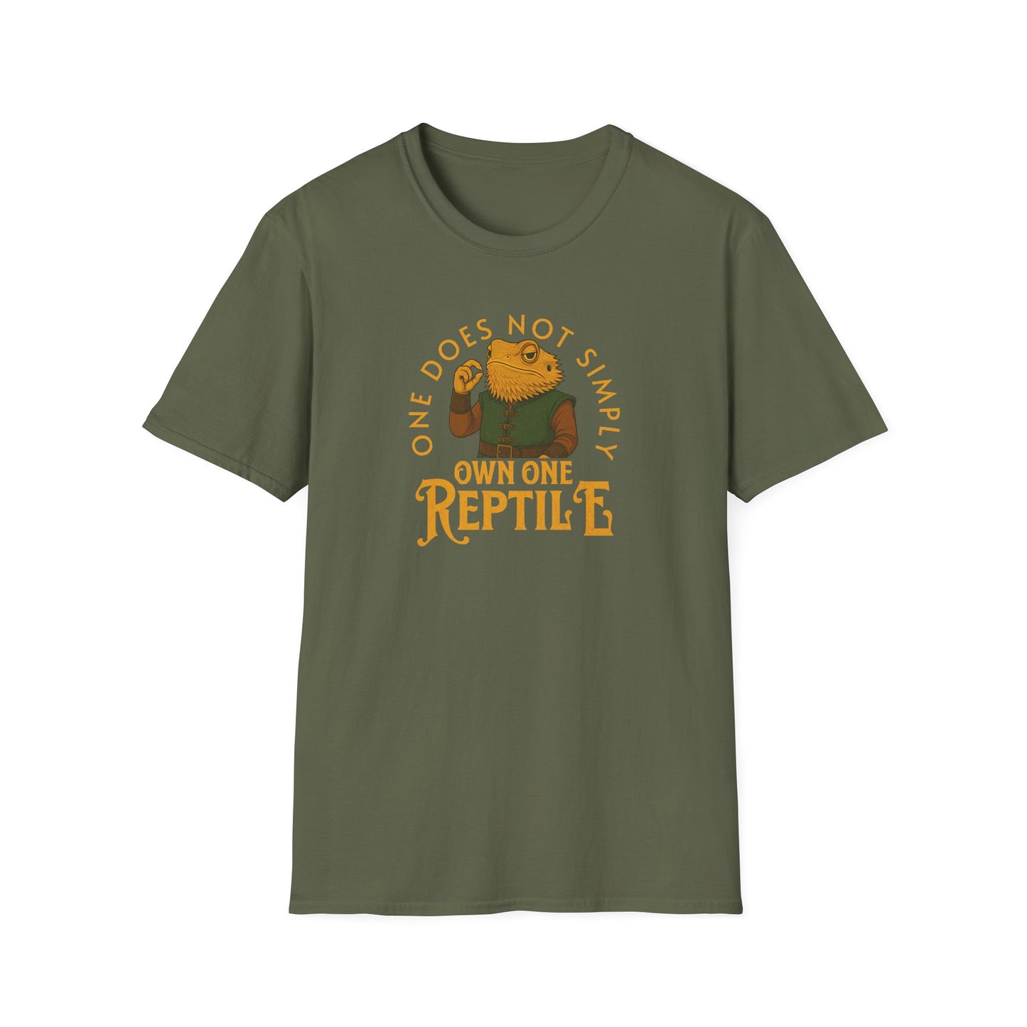 Reptile Keeper T-Shirt One Does Not Simply Own One Reptile, Funny Reptile Shirt, Herpetology Gift, Lizard Lover Tee