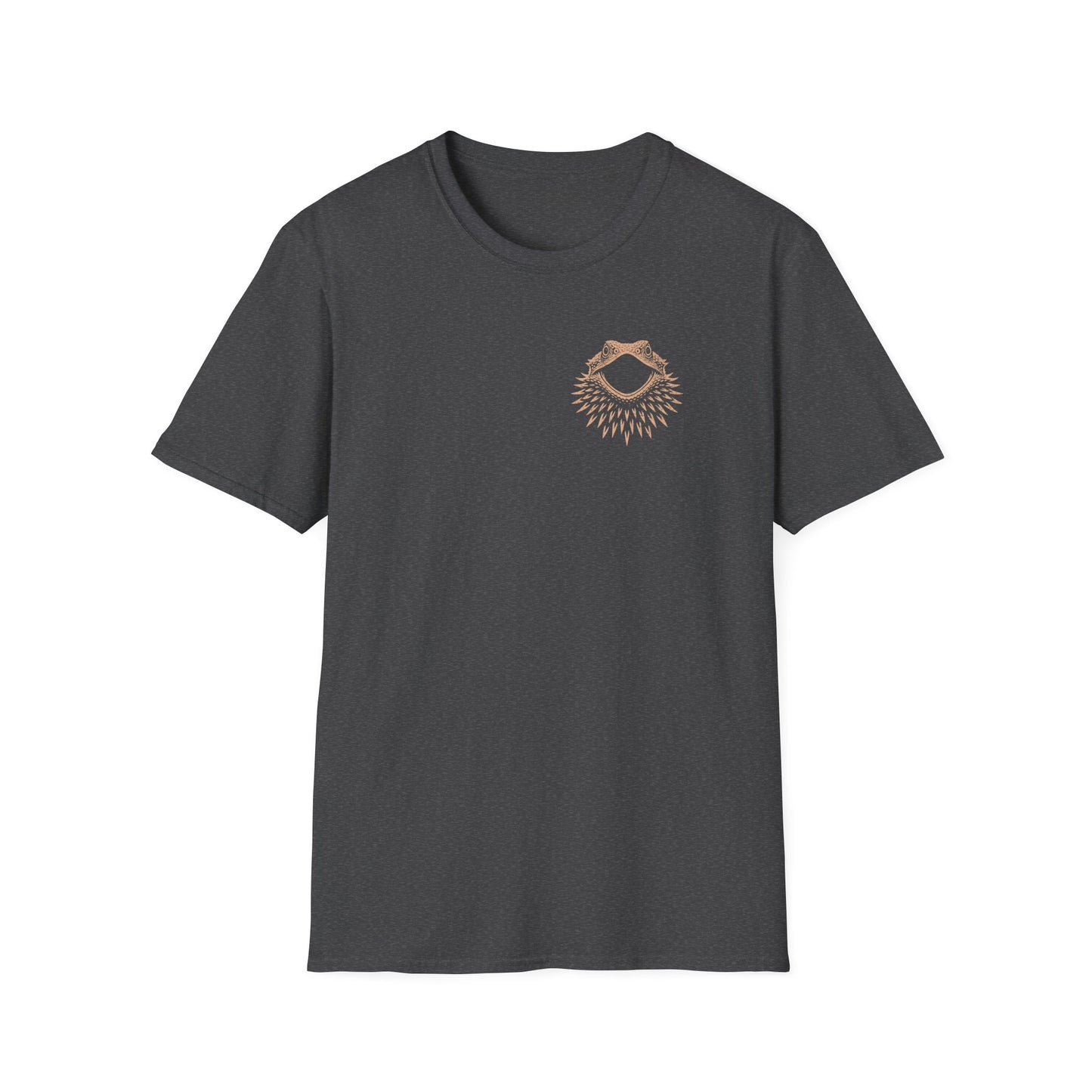 Bearded Dragon Aussie Attitude T-Shirt Double Sided, Funny Reptile Shirt Australia, Bearded Dragon Tee Front and Back Print, Herper Gift