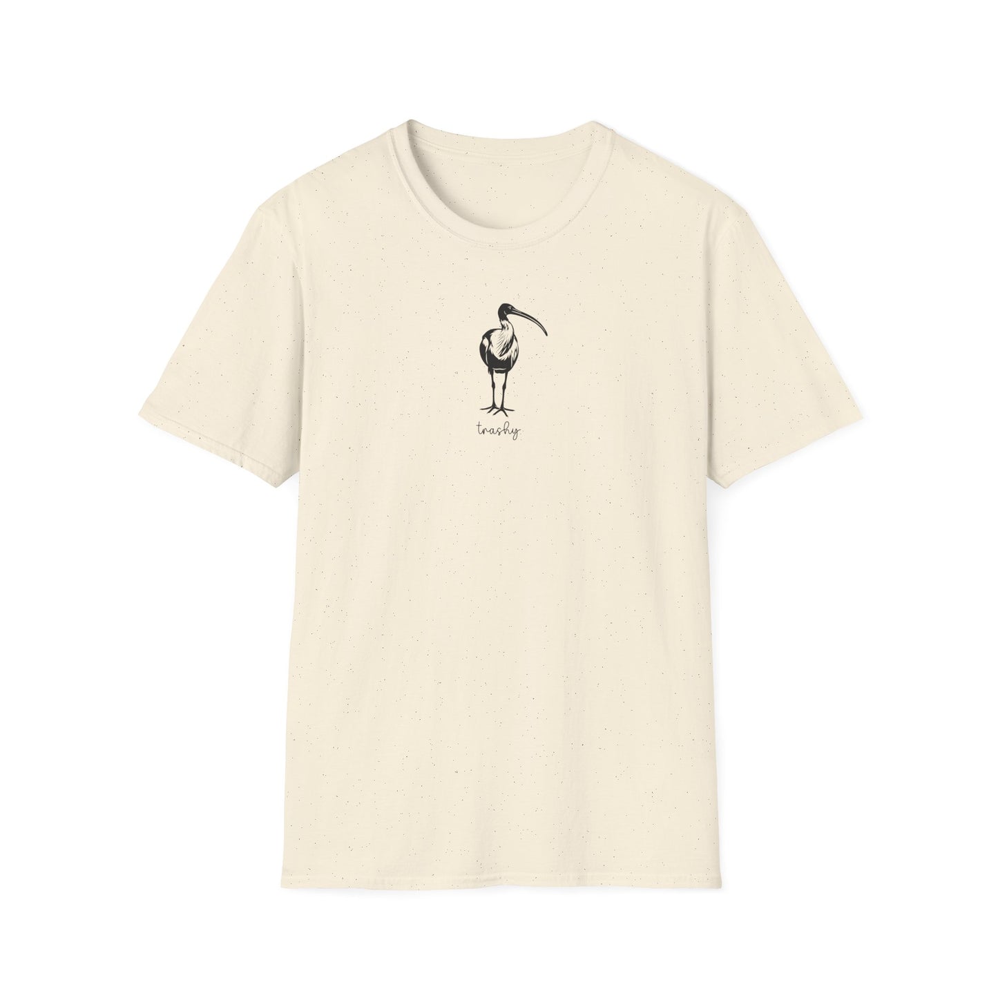 White Ibis T-Shirt Trashy Shirt, Bin Chicken Tee, Funny Australian Bird Shirt, Aussie Wildlife T-Shirt, Minimalist Ibis Gift