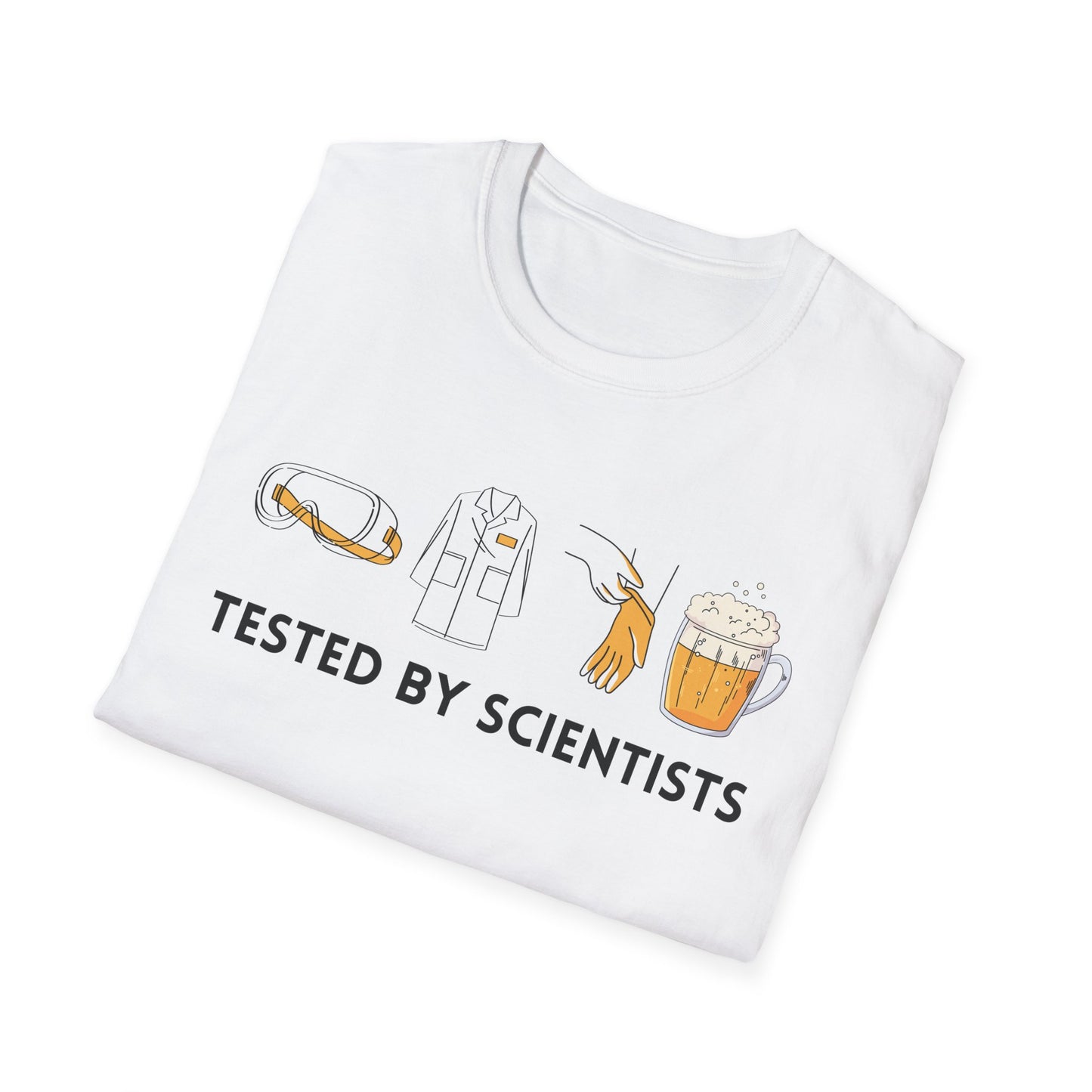 Tested by Scientists T-Shirt – Beer Funny Science Drinking Tee