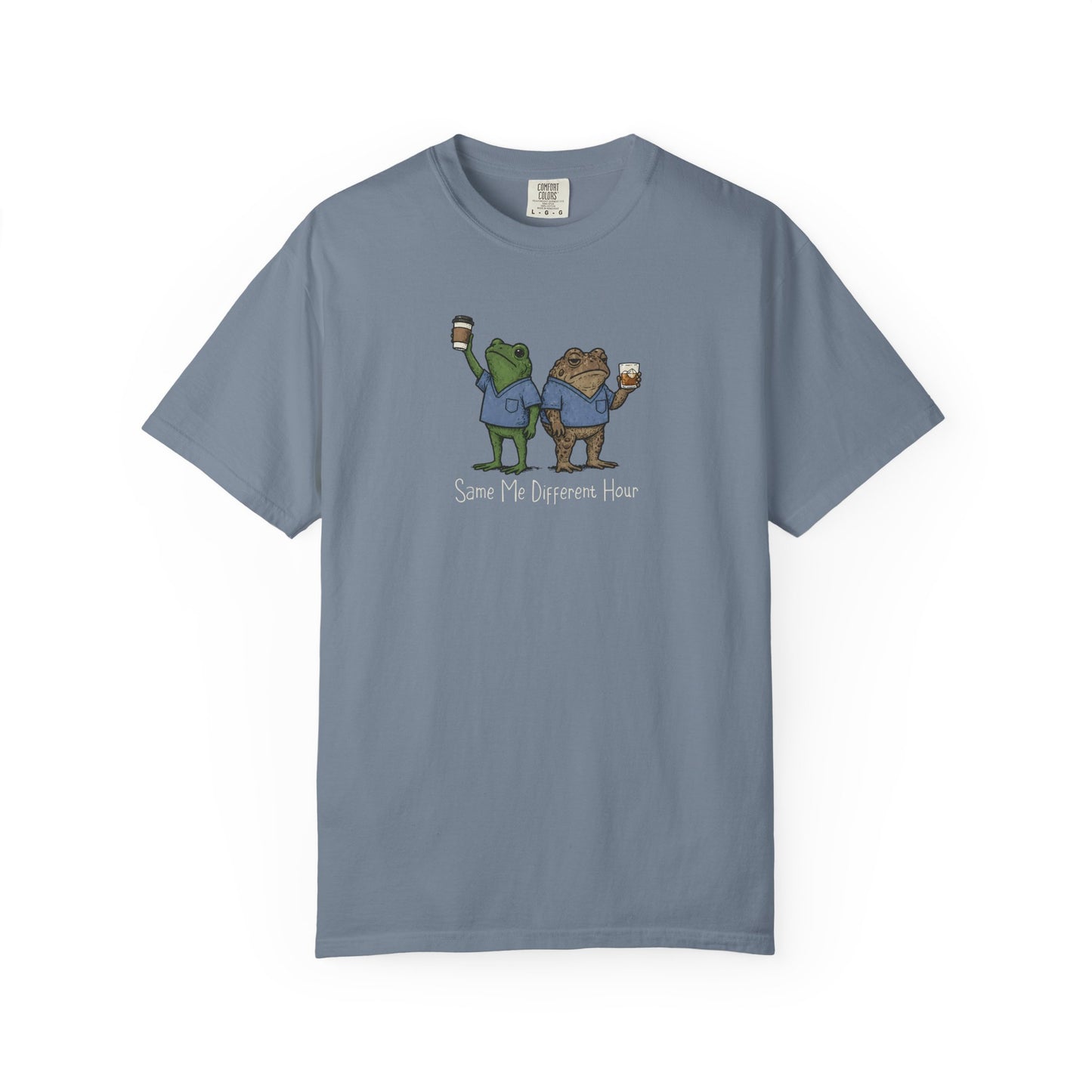 Night Shift Nurse Frog Shirt, Same Me Different Hour Tee, Funny Nurse Shirt, Frog Nurse T Shirt, Comfort Colors Medical Humor Tee
