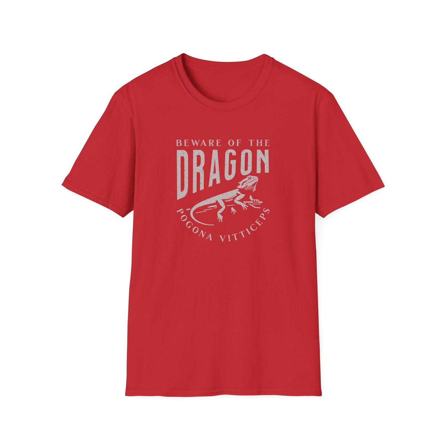 Beware Of The Dragon T-Shirt, Bearded Dragon Shirt, Reptile Lover Tee, Lizard Mom Dad Gift, Pogona Vitticeps Graphic Tee