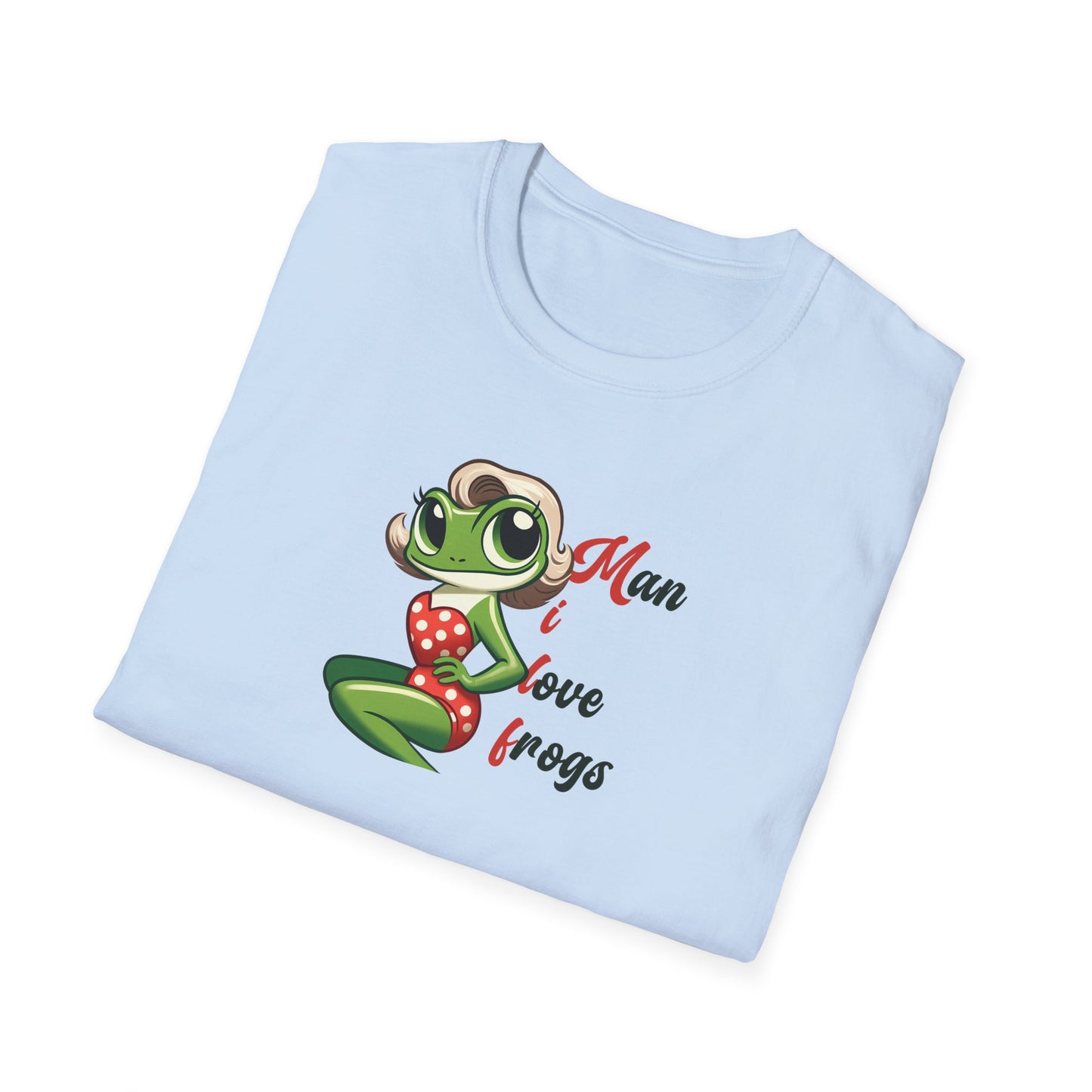 Man I Love Frogs T-Shirt, Funny Frog Shirt, Cute Frog Tee, Frog Lover Gift, Vintage Style Frog Shirt, Funny Animal Tee
