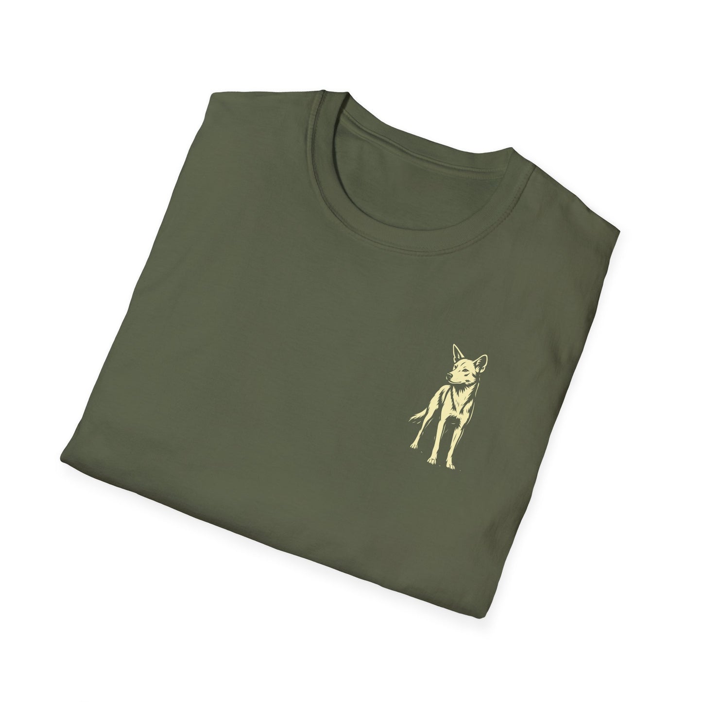 Dingo T-Shirt Minimal Australian Wildlife Tee, Aussie Dingo Shirt, Native Animal Tee Australia, Outback Shirt, Simple Animal Design