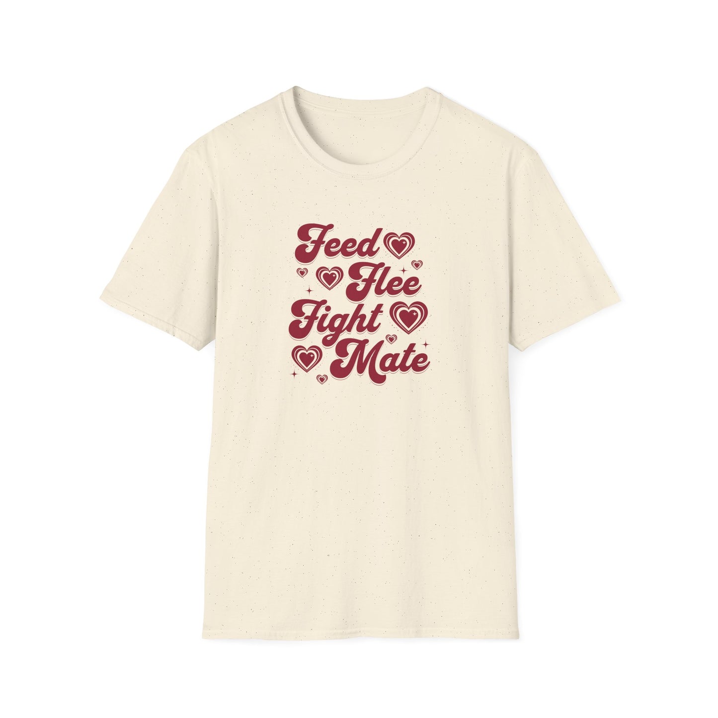 4 F’s Of Biology T-Shirt, Feed Flee Fight Mate Shirt, Biology Teacher Tee, Science Student Gift, Evolution Biology Graphic Shirt