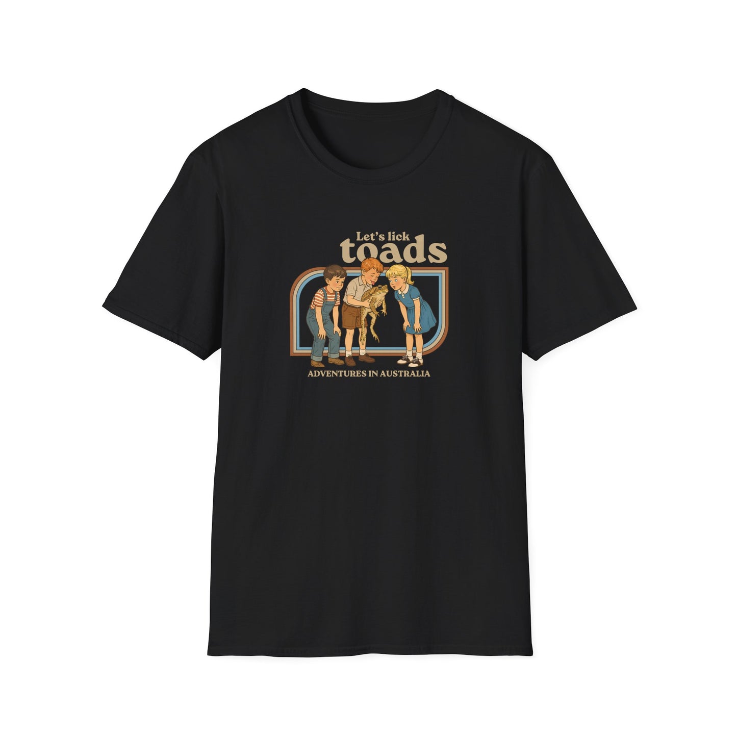 Lets Lick Toads T-Shirt, Funny Cane Toad Shirt, Australian Wildlife Humor Tee, Herpetology Shirt, Retro Toad Shirt, Aussie Frog Shirt