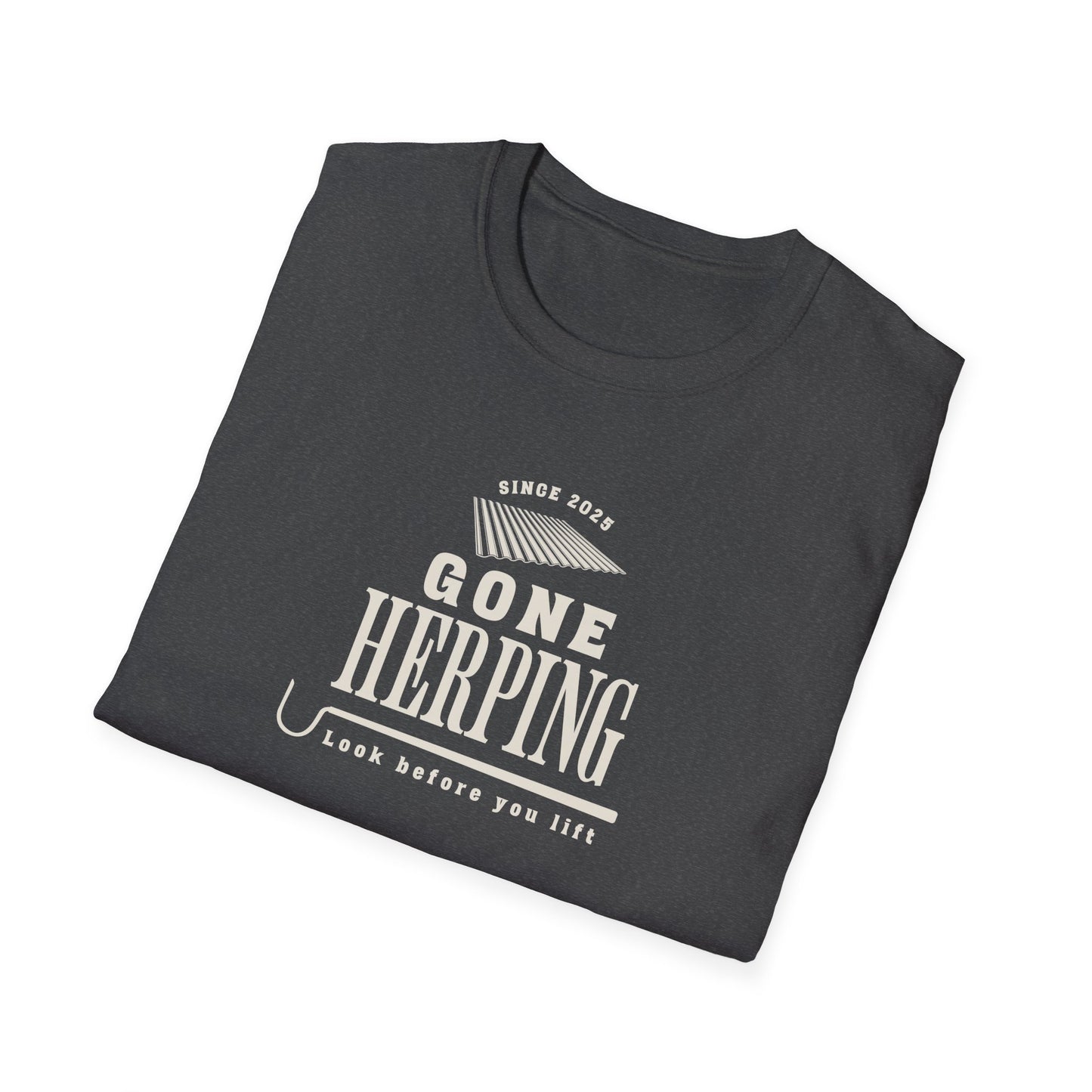 Gone Herping T-Shirt, Look Before You Lift Shirt, Field Herping Tee, Reptile Lover Gift, Snake Lover Shirt, Wildlife Graphic Tee