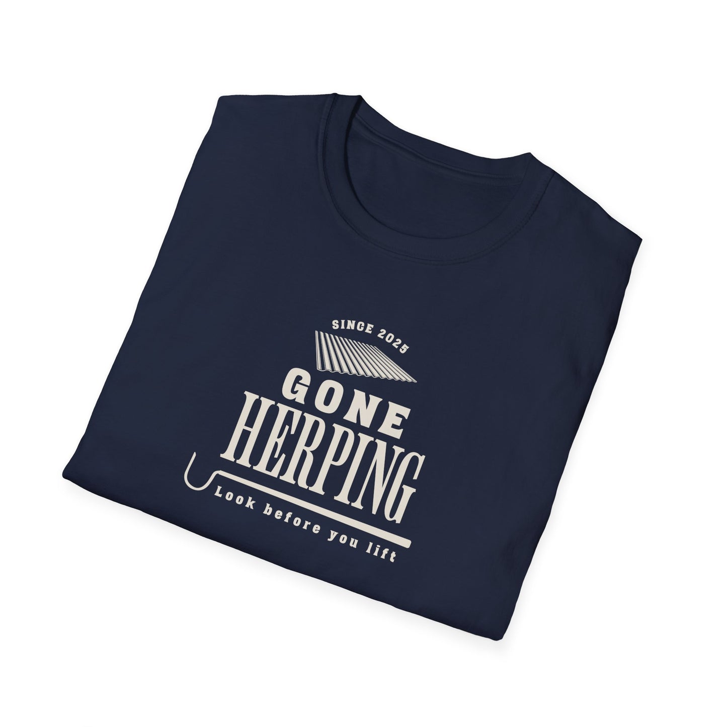 Gone Herping T-Shirt, Look Before You Lift Shirt, Field Herping Tee, Reptile Lover Gift, Snake Lover Shirt, Wildlife Graphic Tee