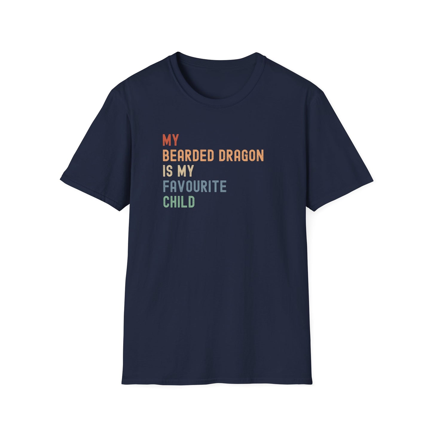 My Bearded Dragon Is My Favourite Child T-Shirt, Funny Beardie Shirt, Reptile Lover Gift, Bearded Dragon Tee, Lizard Owner Shirt