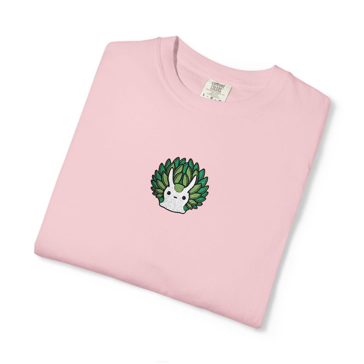 Sea Sheep Embroidered Comfort Colors T-Shirt, Cute Sea Slug Shirt, Nudibranch Tee, Ocean Animal Gift, Marine Biology Embroidered Shirt
