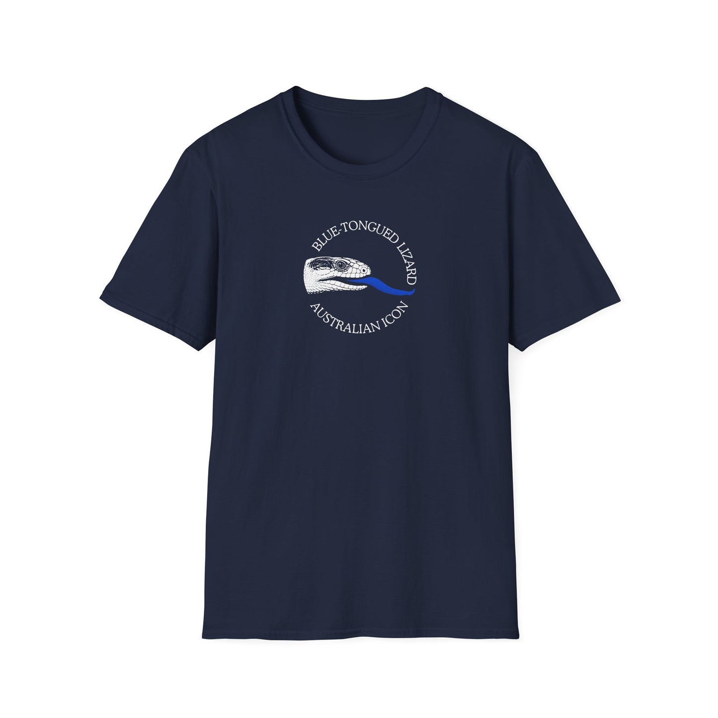 Blue Tongue Lizard T-Shirt, Blue Tongued Skink Tee, Australian Reptile Shirt, Herpetology T-Shirt, Aussie Wildlife Graphic Tee