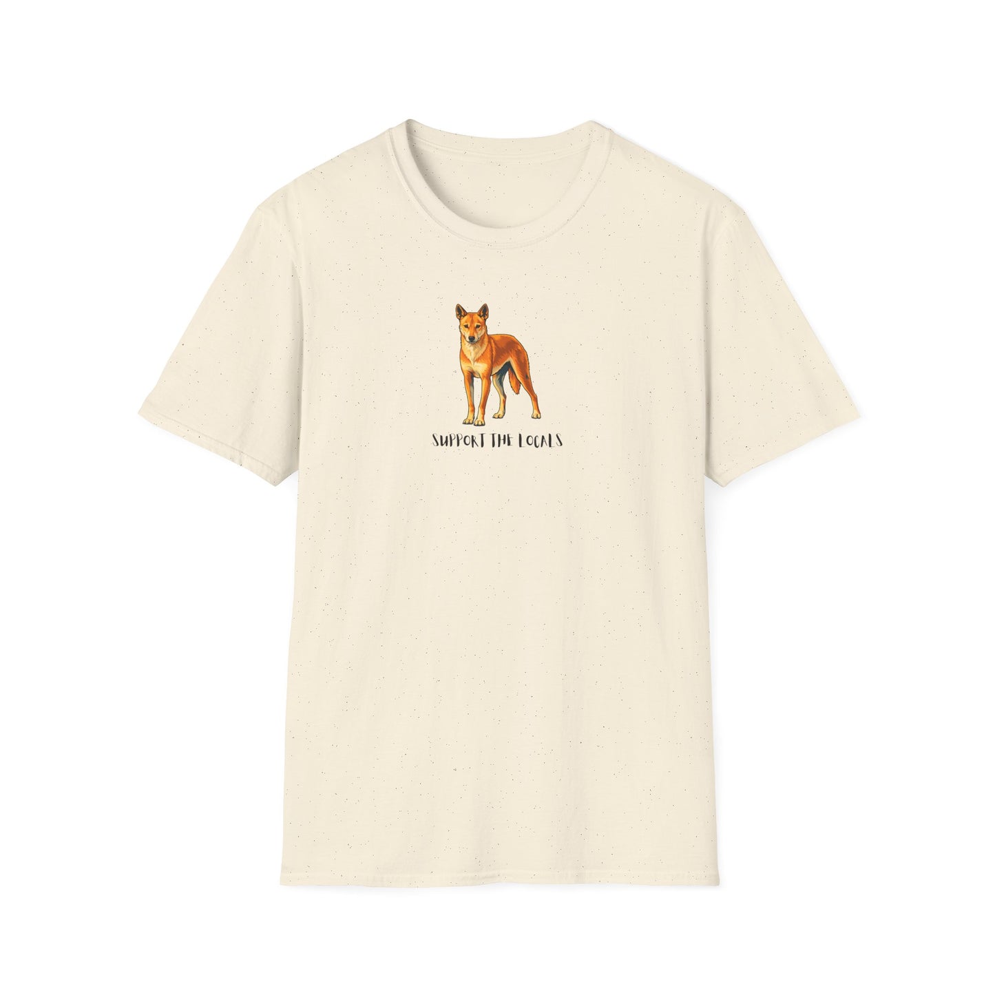 Dingo T-Shirt, Support The Locals Shirt, Australian Wildlife Tee, Dingo Lover Gift, Native Animal Shirt, Aussie Animal Graphic Tee