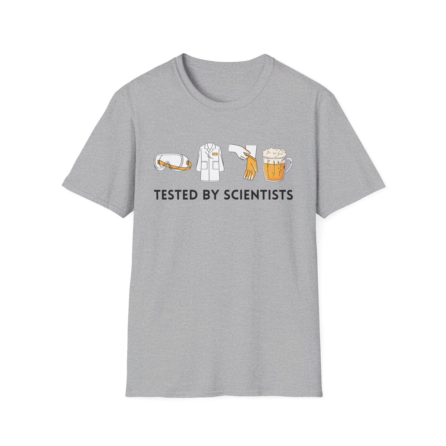 Tested by Scientists T-Shirt – Beer Funny Science Drinking Tee
