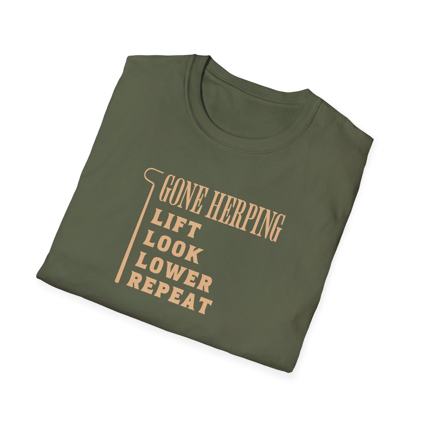 Gone Herping T-Shirt, Lift Look Lower Repeat Shirt, Reptile Lover Tee, Field Herping Gift, Snake Lover Shirt, Wildlife Graphic Tee