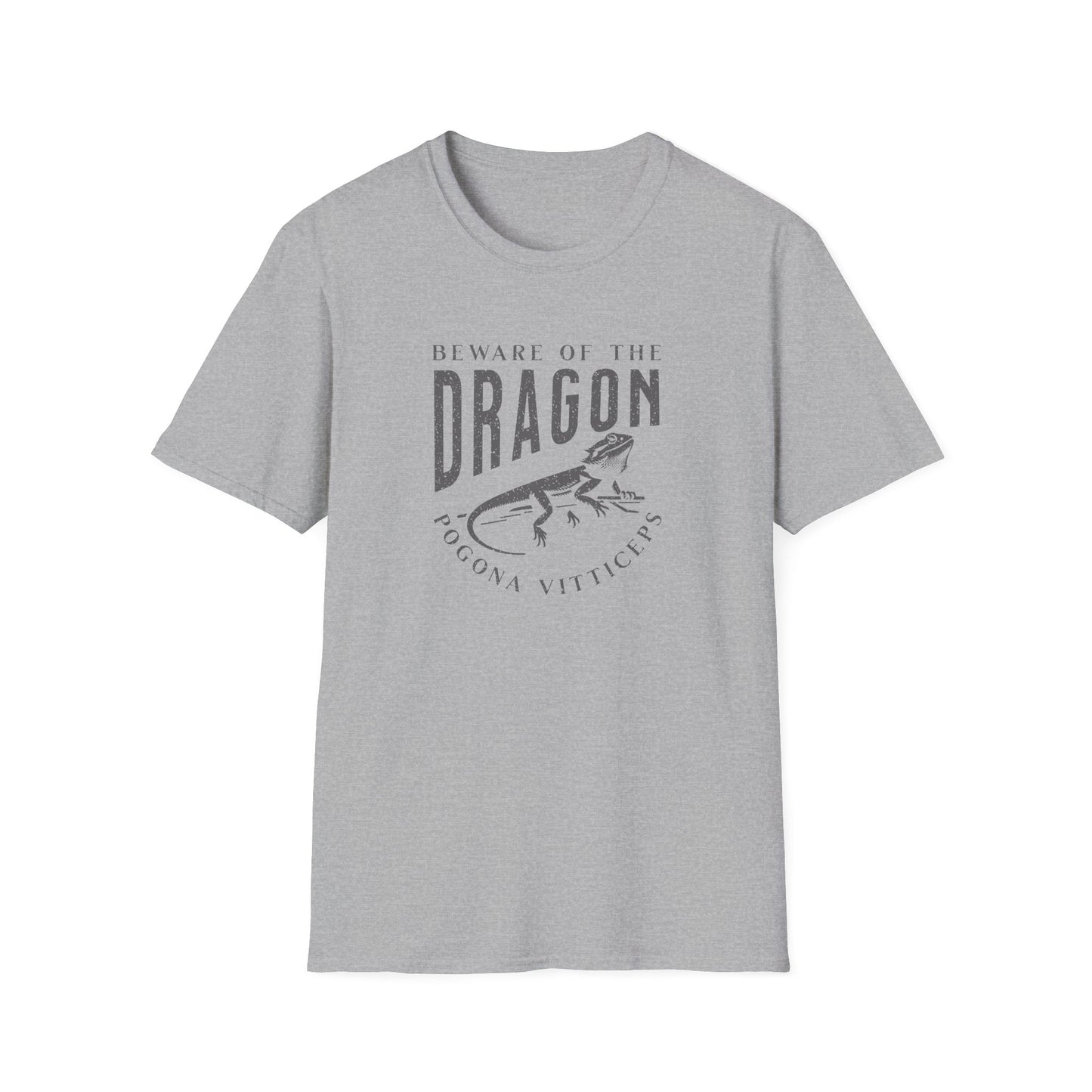 Beware Of The Dragon T-Shirt, Bearded Dragon Shirt, Reptile Lover Tee, Lizard Mom Dad Gift, Pogona Vitticeps Graphic Tee