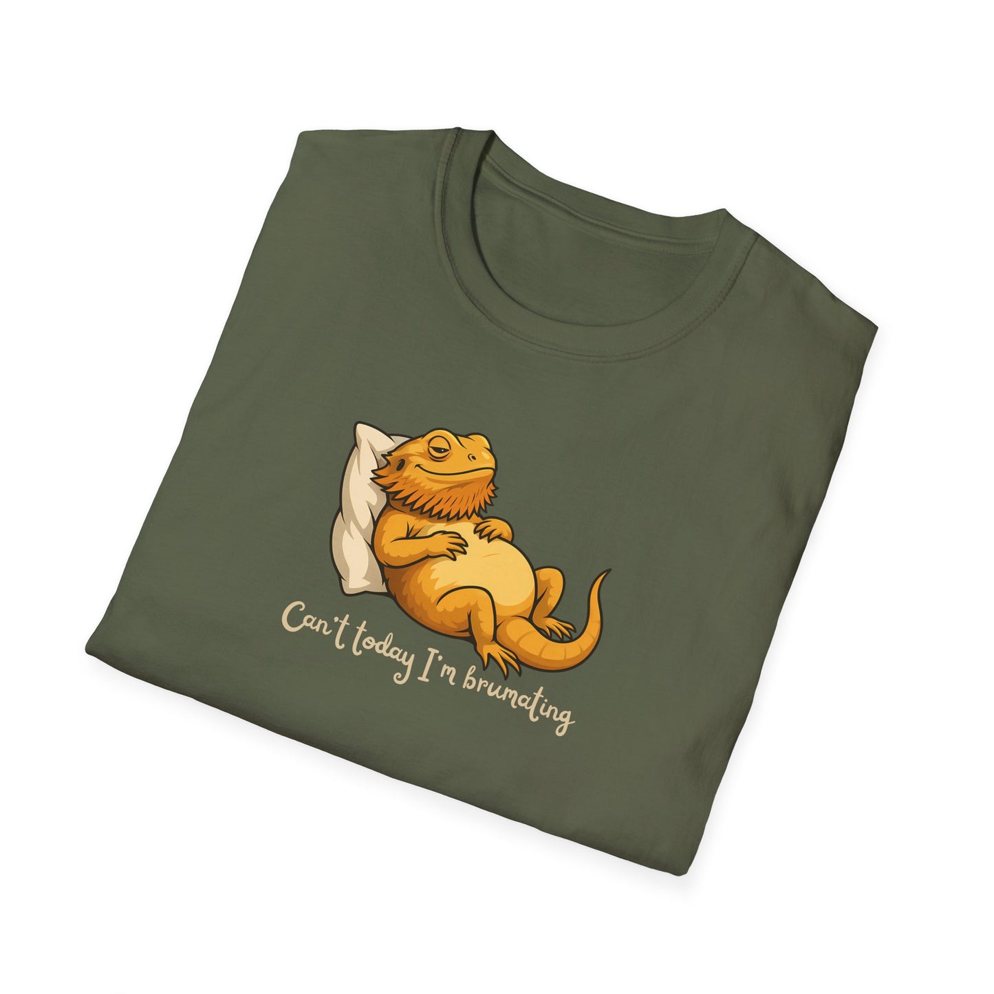 Can’t Today I’m Brumating Bearded Dragon T-Shirt, Funny Beardie Tee, Reptile Lover Shirt, Lazy Lizard Shirt, Herpetology Gift, Bearded Dragon Gift
