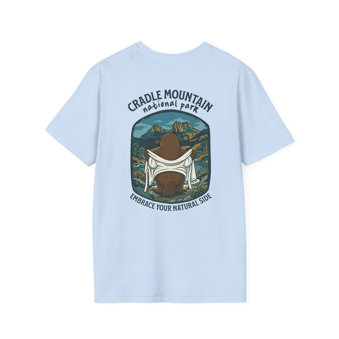 Cradle Mountain National Park Platypus T-Shirt, Tasmania Travel Shirt, Australian Wildlife Tee, Nature Lover Gift, Platypus Shirt