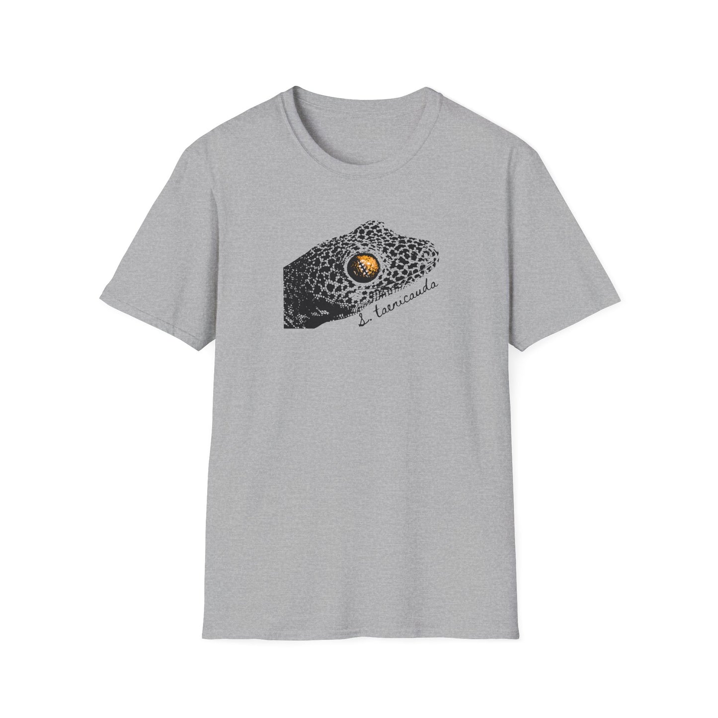 Golden Tailed Gecko T-Shirt, Strophurus taenicauda Shirt, Australian Gecko Tee, Reptile Lover Gift, Minimalist Lizard Shirt