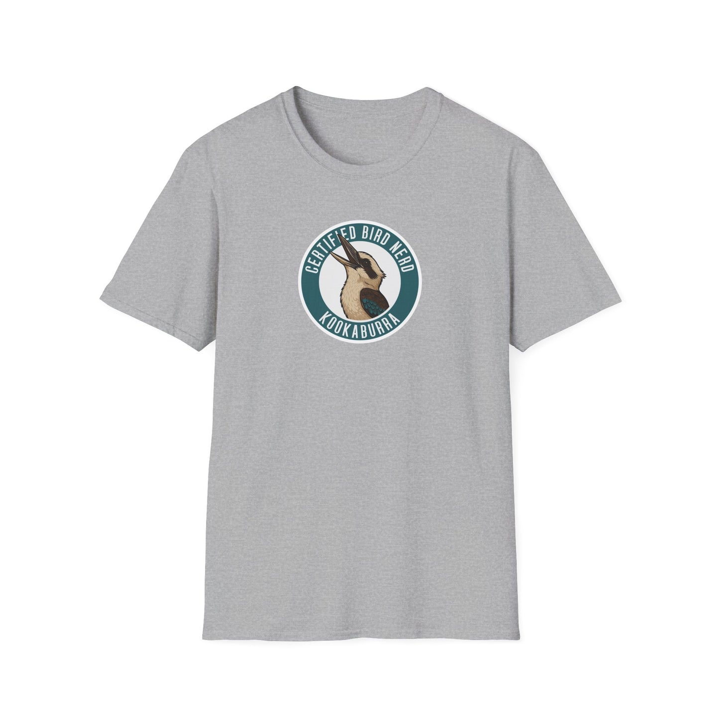 Kookaburra T-Shirt, Certified Bird Nerd Shirt, Australian Bird Tee, Birdwatching Gift, Wildlife Lover Tee, Native Bird Graphic Tee