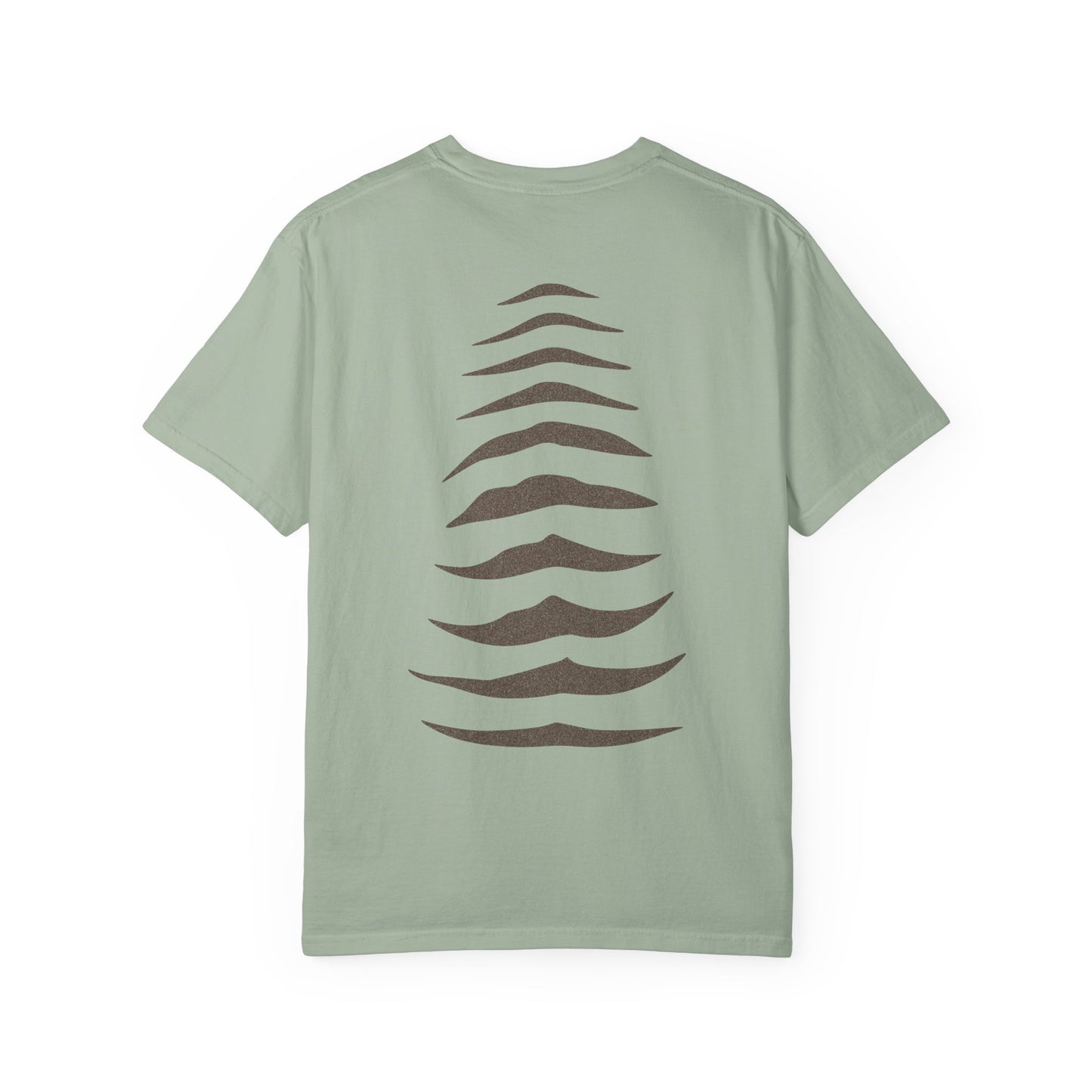 Thylacine Stripe Back Print Shirt, Tasmanian Tiger Inspired Tee, Australian Wildlife Shirt, Minimalist Animal Design, Comfort Colors T-Shirt