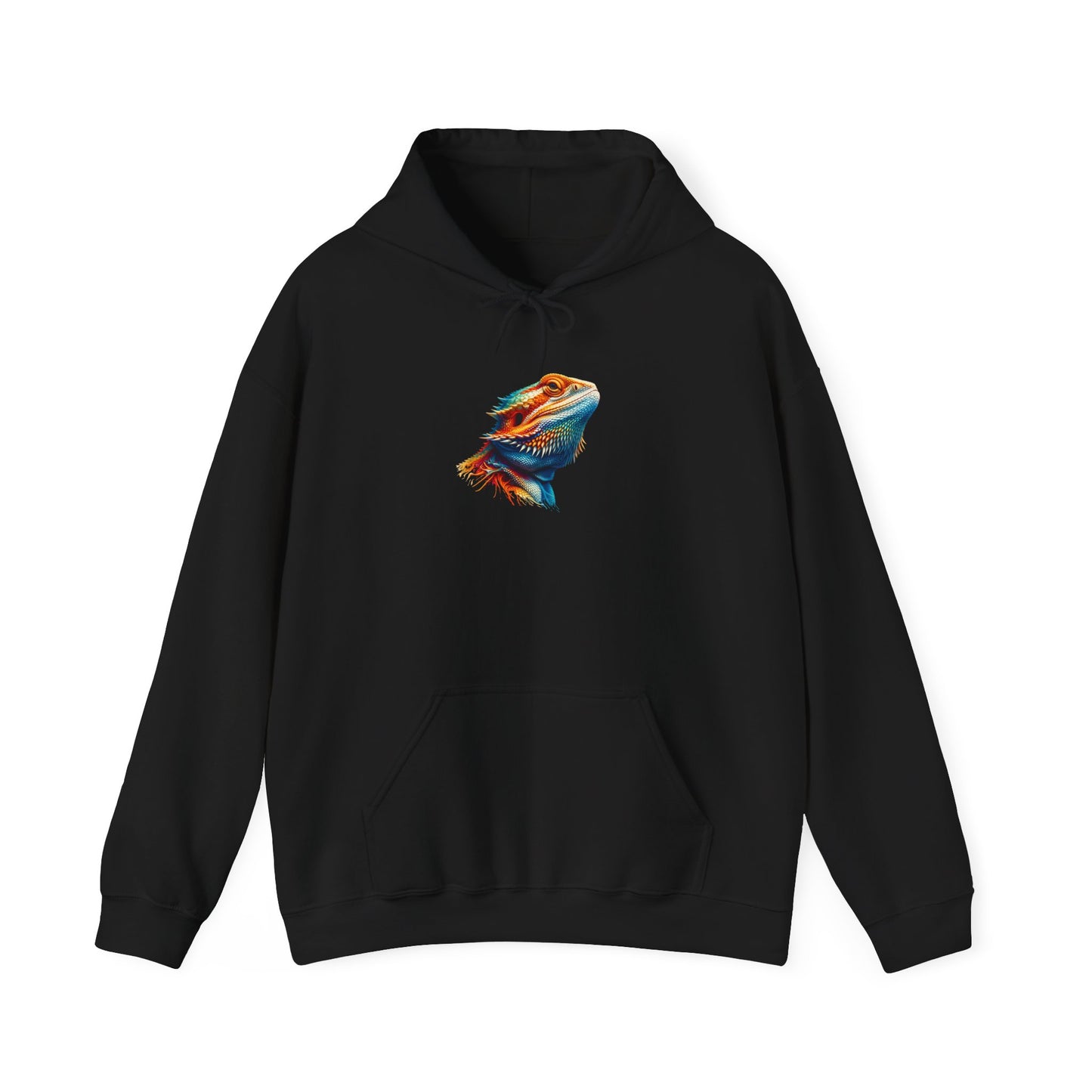 Bearded Dragon Hoodie, Colourful Reptile Hoodie, Lizard Lover Gift, Beardie Hoodie, Herpetology Sweatshirt, Reptile Keeper Gift, Dragon Lizard Hoodie