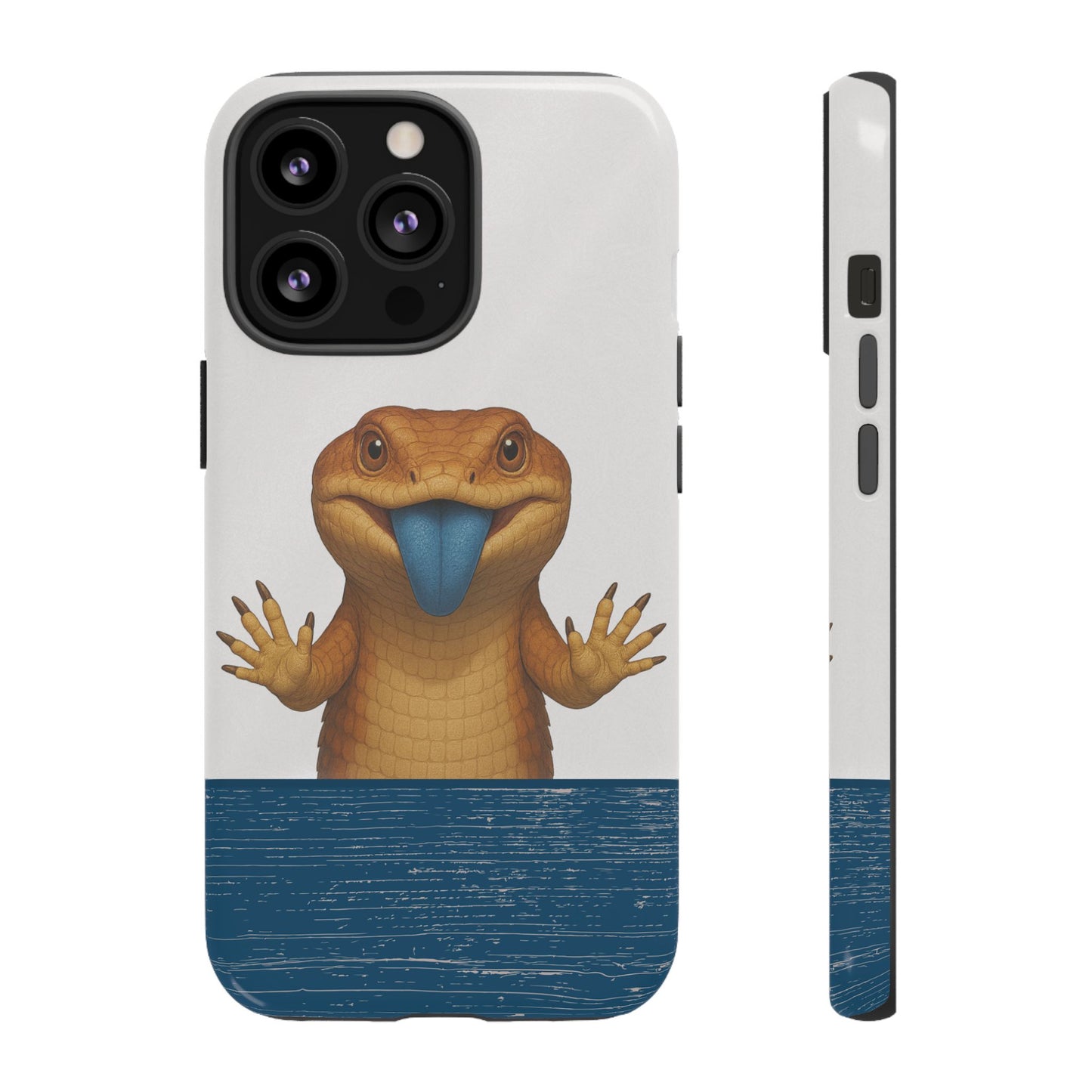 Blue-tongued Lizard iPhone Case – Glass Surfer Australian Wildlife Design