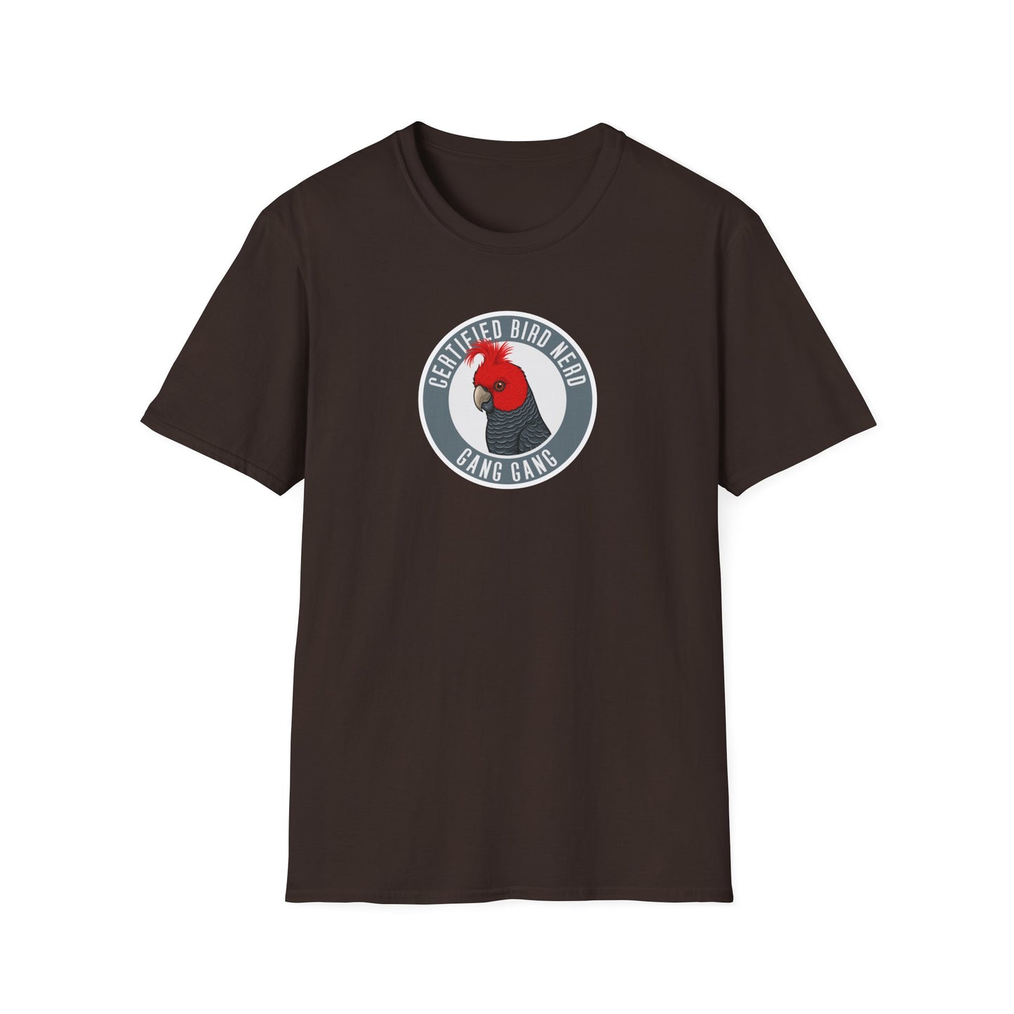 Gang Gang Cockatoo T-Shirt, Certified Bird Nerd Shirt, Australian Bird Tee, Birdwatching Gift, Wildlife Lover Tee, Cockatoo Shirt