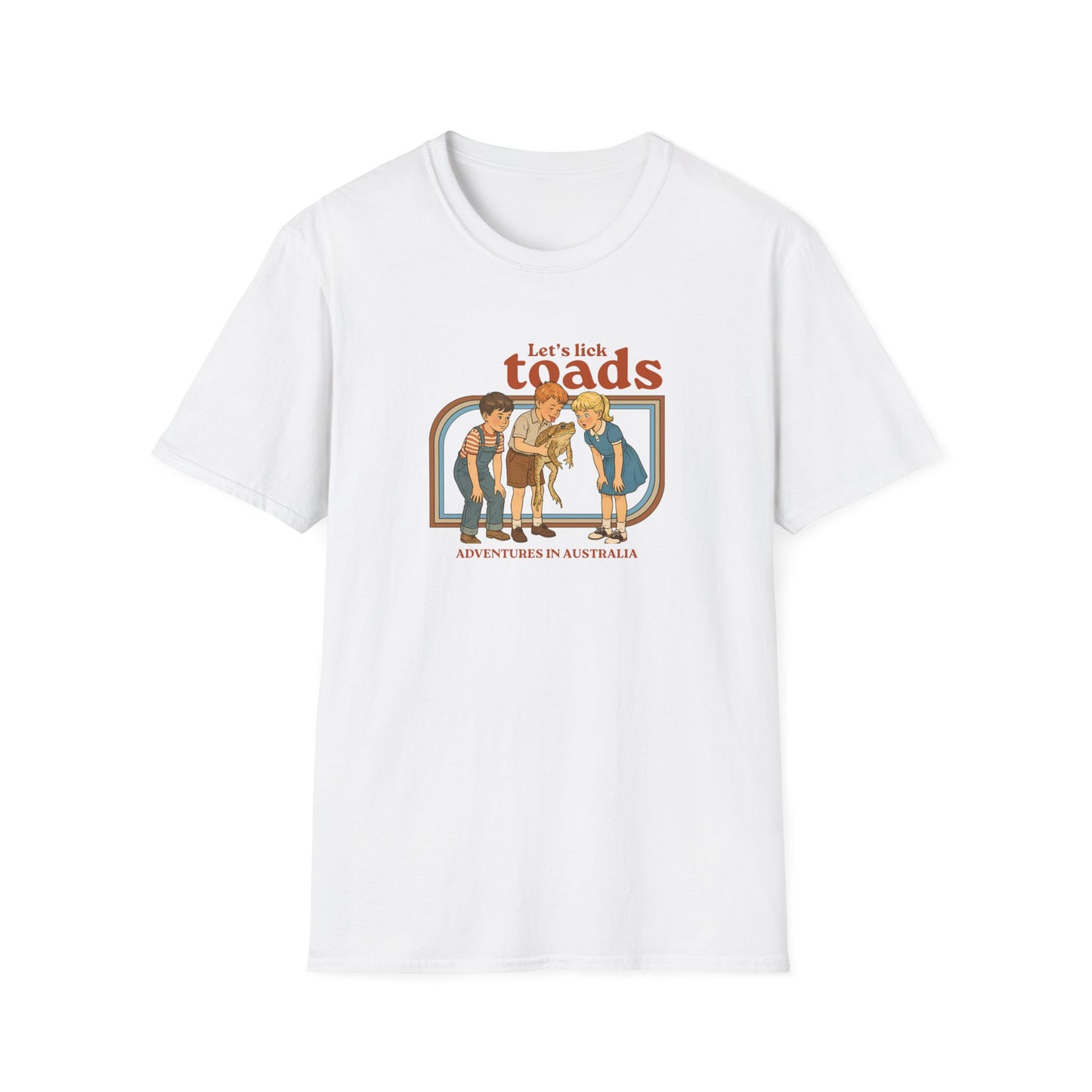 Lets Lick Toads T-Shirt, Funny Cane Toad Shirt, Australian Wildlife Humor Tee, Herpetology Shirt, Retro Toad Shirt, Aussie Frog Shirt