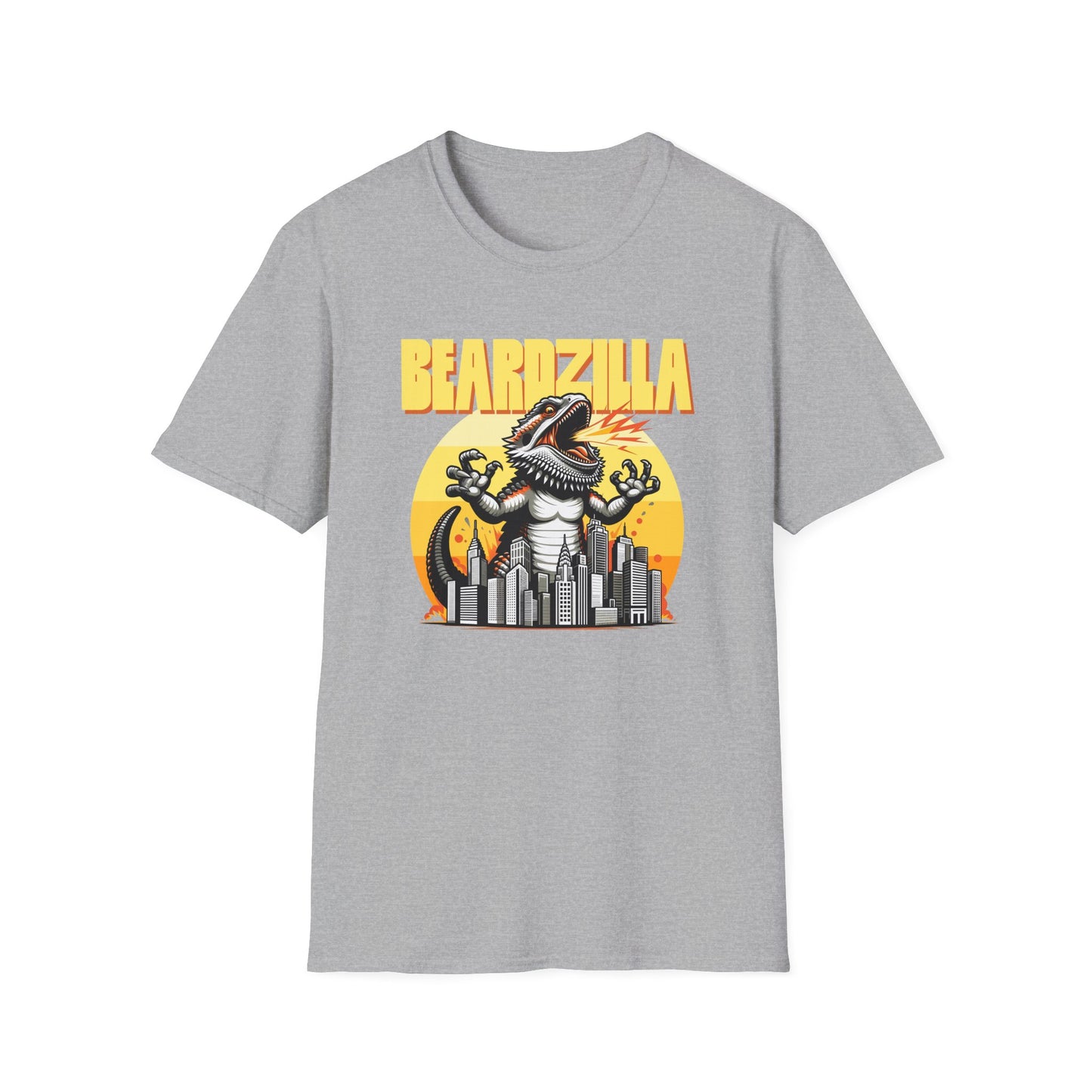 Beardzilla T-Shirt, Bearded Dragon Kaiju Shirt, Reptile Lover Tee, Monster Lizard Graphic Shirt, Beardie Gift, Pogona Vitticeps Tee