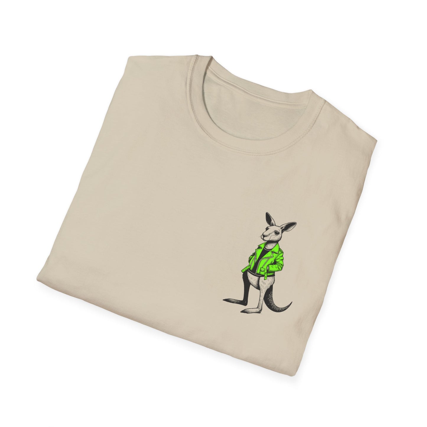 Kangaroo T-Shirt – Cool Kangaroo Wearing a Jacket Funny Australian Wildlife Tee