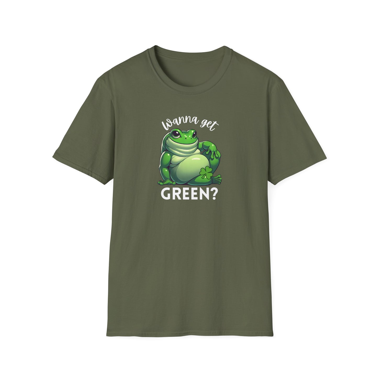 Wanna Get Green Frog T-Shirt, Frog St Patrick’s Day Shirt, Frog Lover Tee, St Paddy’s Day Party Shirt, Green Beer Pub Crawl Tee