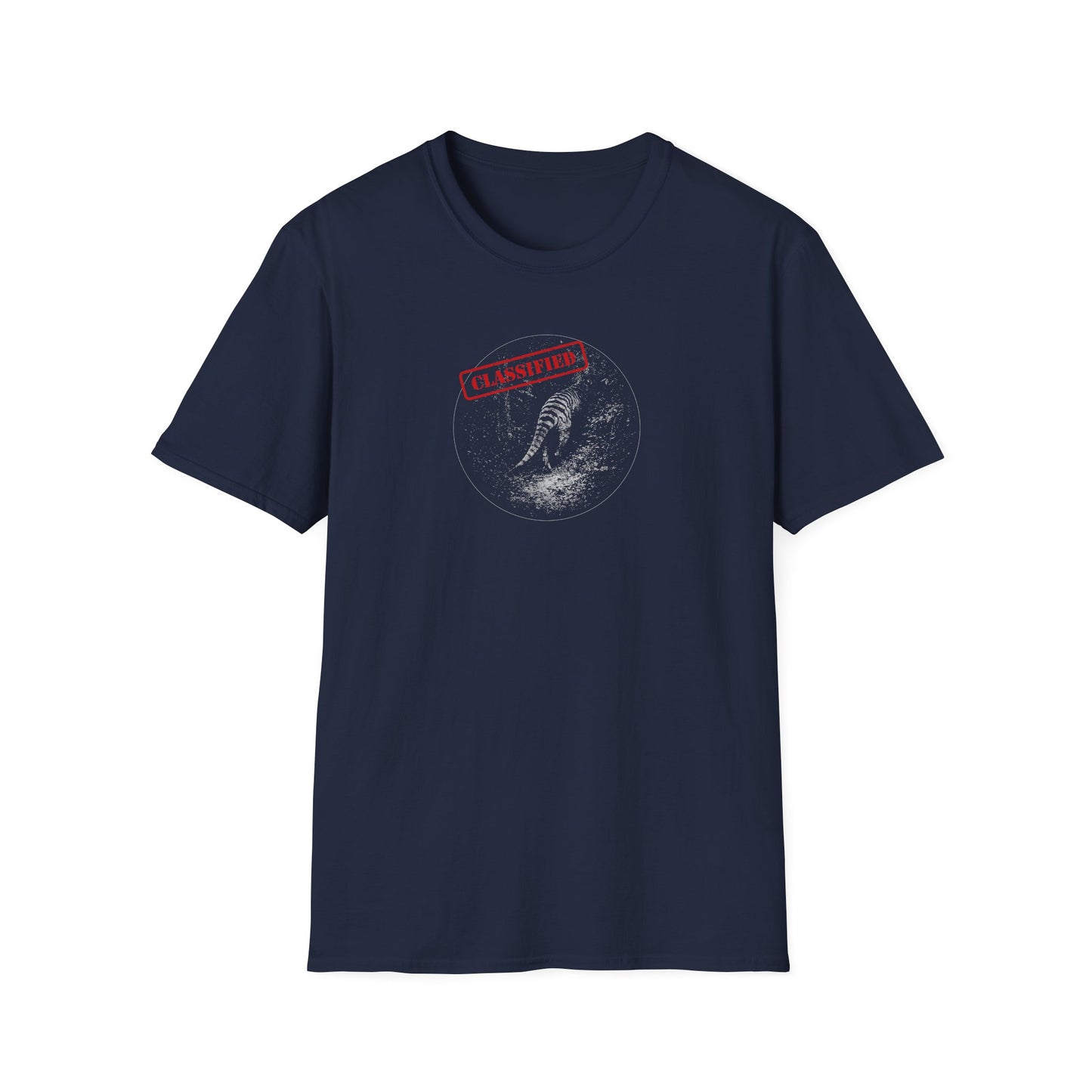 Thylacine T-Shirt, Classified Tasmanian Tiger Shirt, Extinct Animal Tee, Australian Wildlife Shirt, Cryptid Lover Gift, Retro Graphic Tee