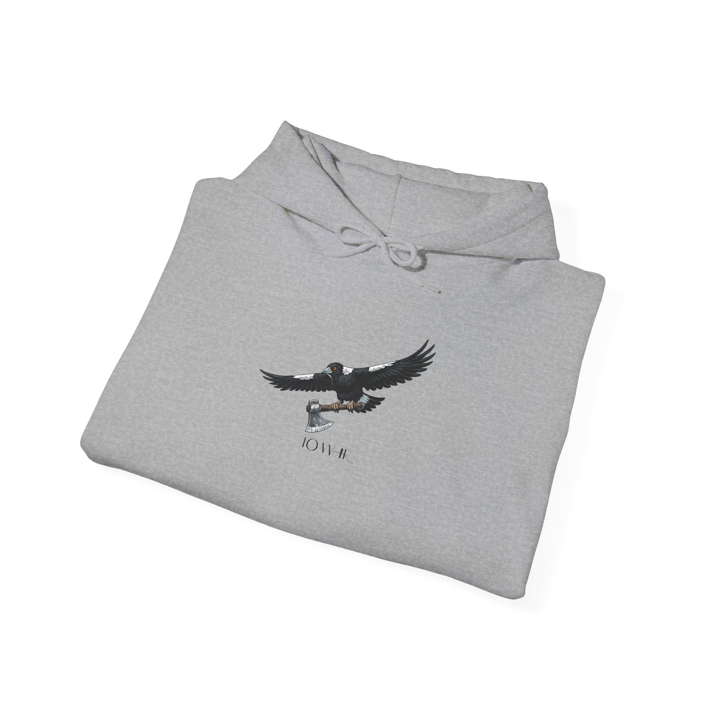 To War Magpie Hoodie, Australian Magpie Hoodie, Funny Aussie Bird Hoodie, Swooping Season Hoodie, Bird Warrior Sweatshirt, Bird Nerd Gift
