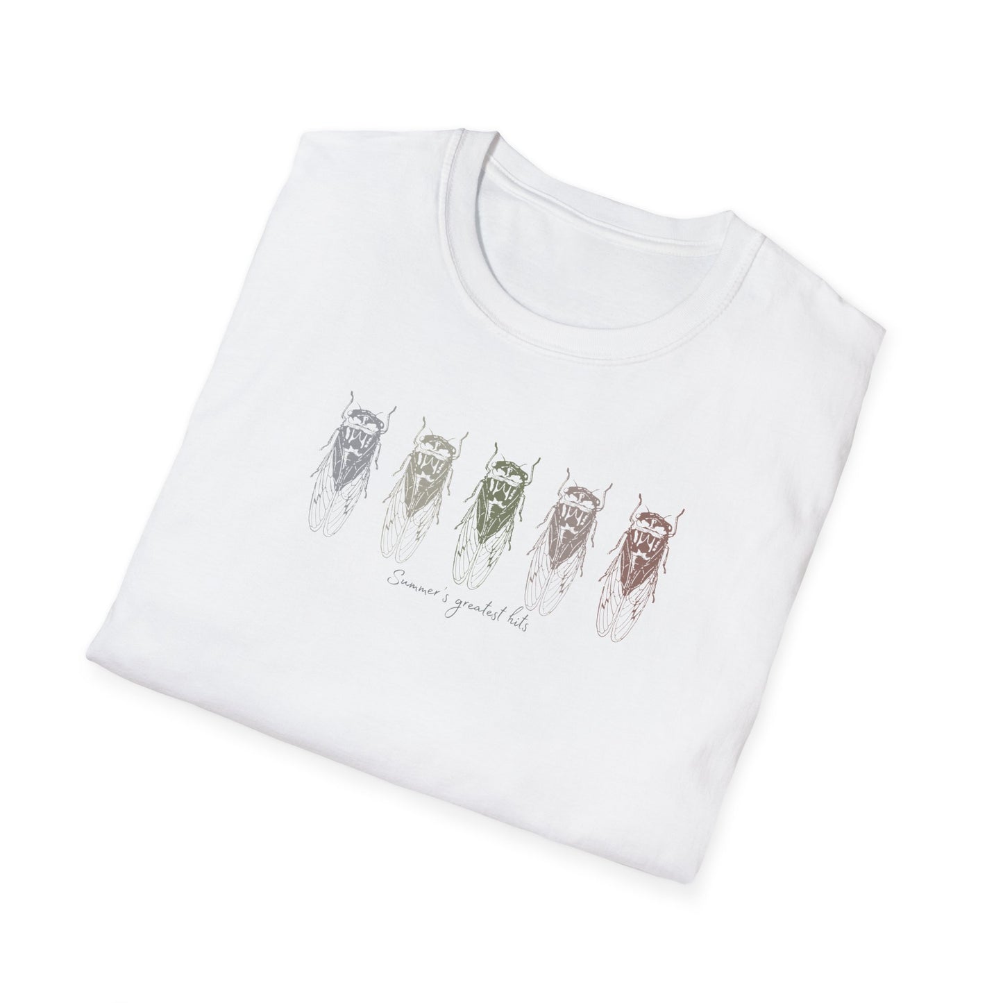 Cicada T-Shirt Summer’s Greatest Hits, Funny Bug Shirt, Cicada Lover Tee, Entomology T-Shirt, Nature Nerd Shirt, Insect Graphic Tee, Summer Vibes Shirt