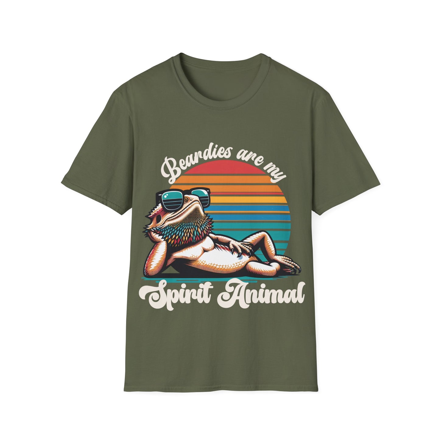 Bearded Dragon Unisex T-Shirt | Beadies Are My Spirit Animal | Gift for Reptile Lover