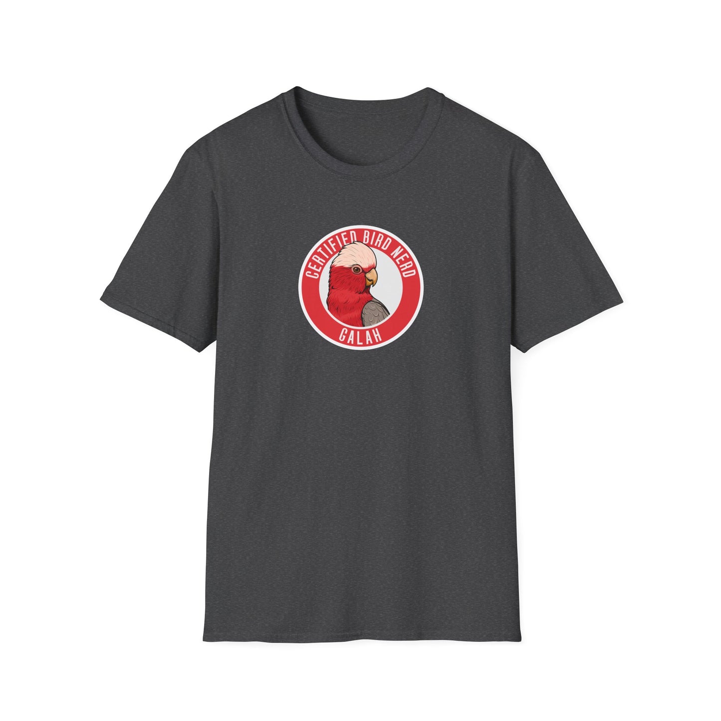 Galah T-Shirt, Certified Bird Nerd Shirt, Australian Bird Tee, Pink Cockatoo Shirt, Birdwatching Gift, Wildlife Lover Tee
