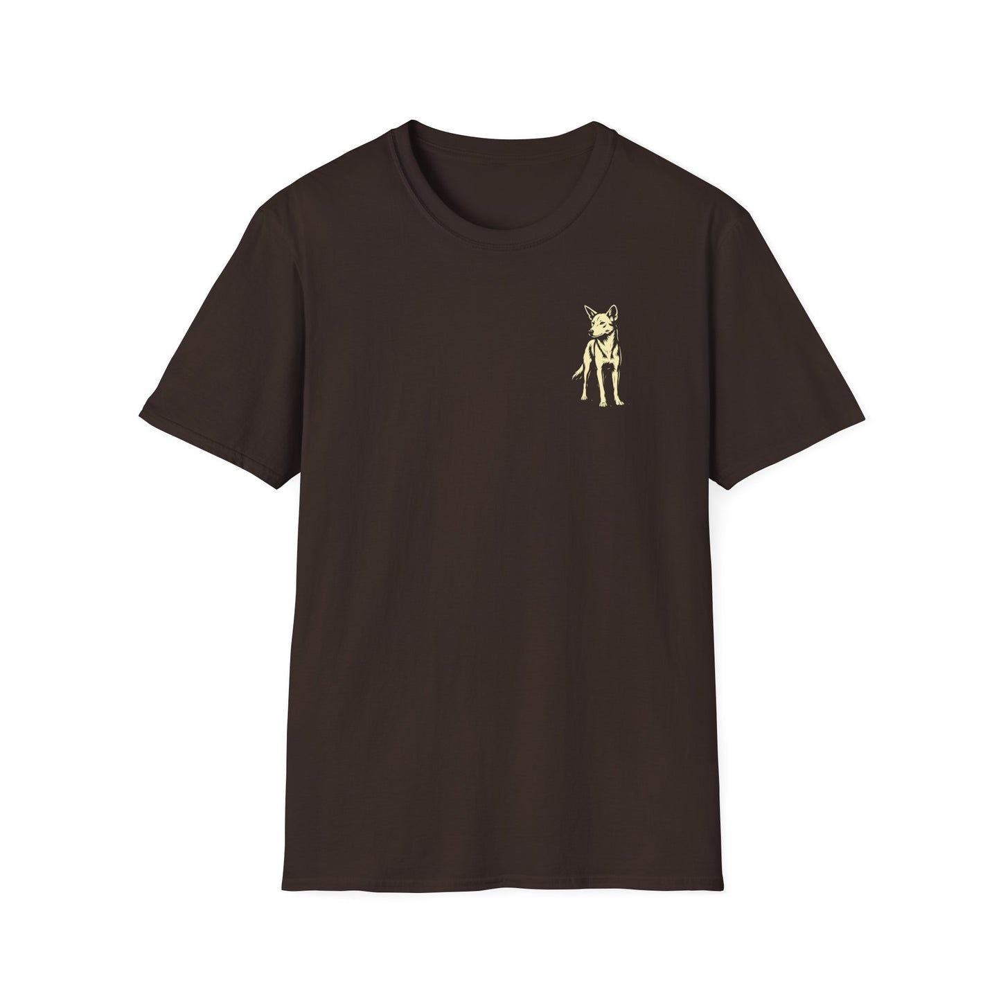 Dingo T-Shirt Minimal Australian Wildlife Tee, Aussie Dingo Shirt, Native Animal Tee Australia, Outback Shirt, Simple Animal Design