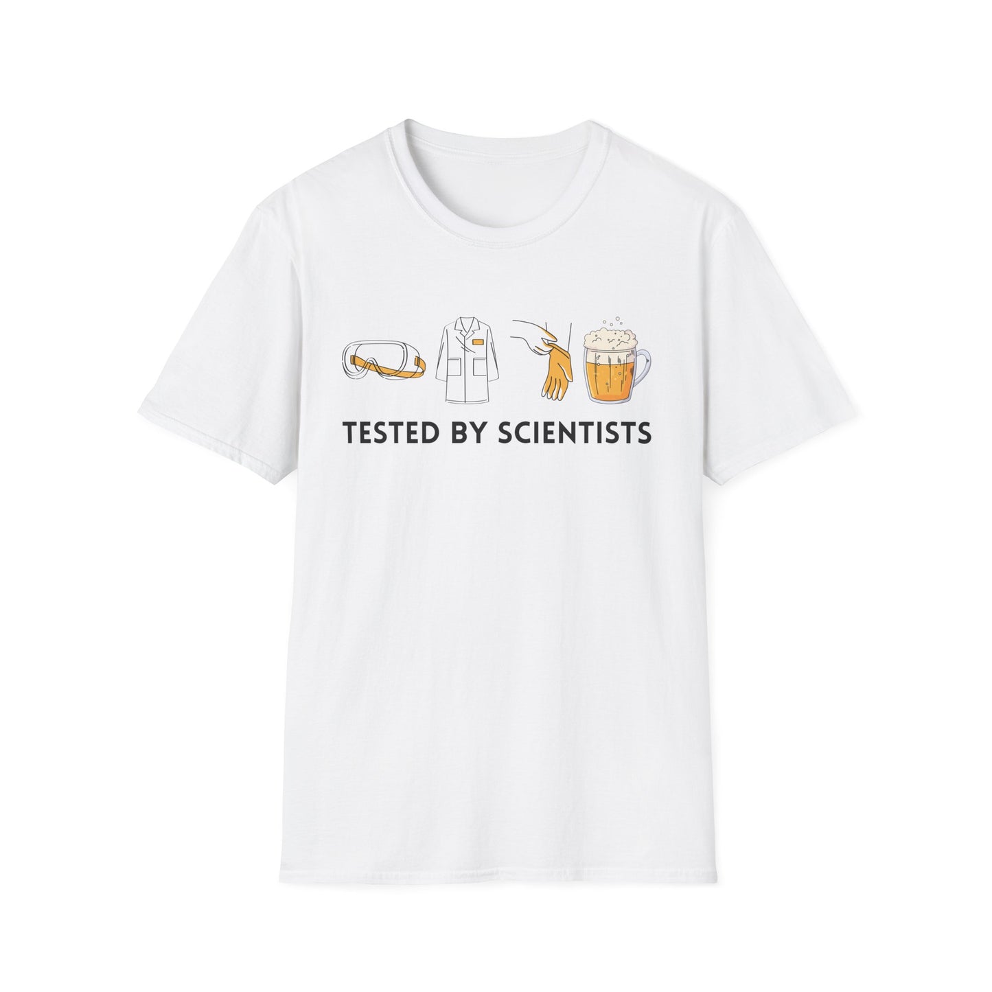 Tested by Scientists T-Shirt – Beer Funny Science Drinking Tee